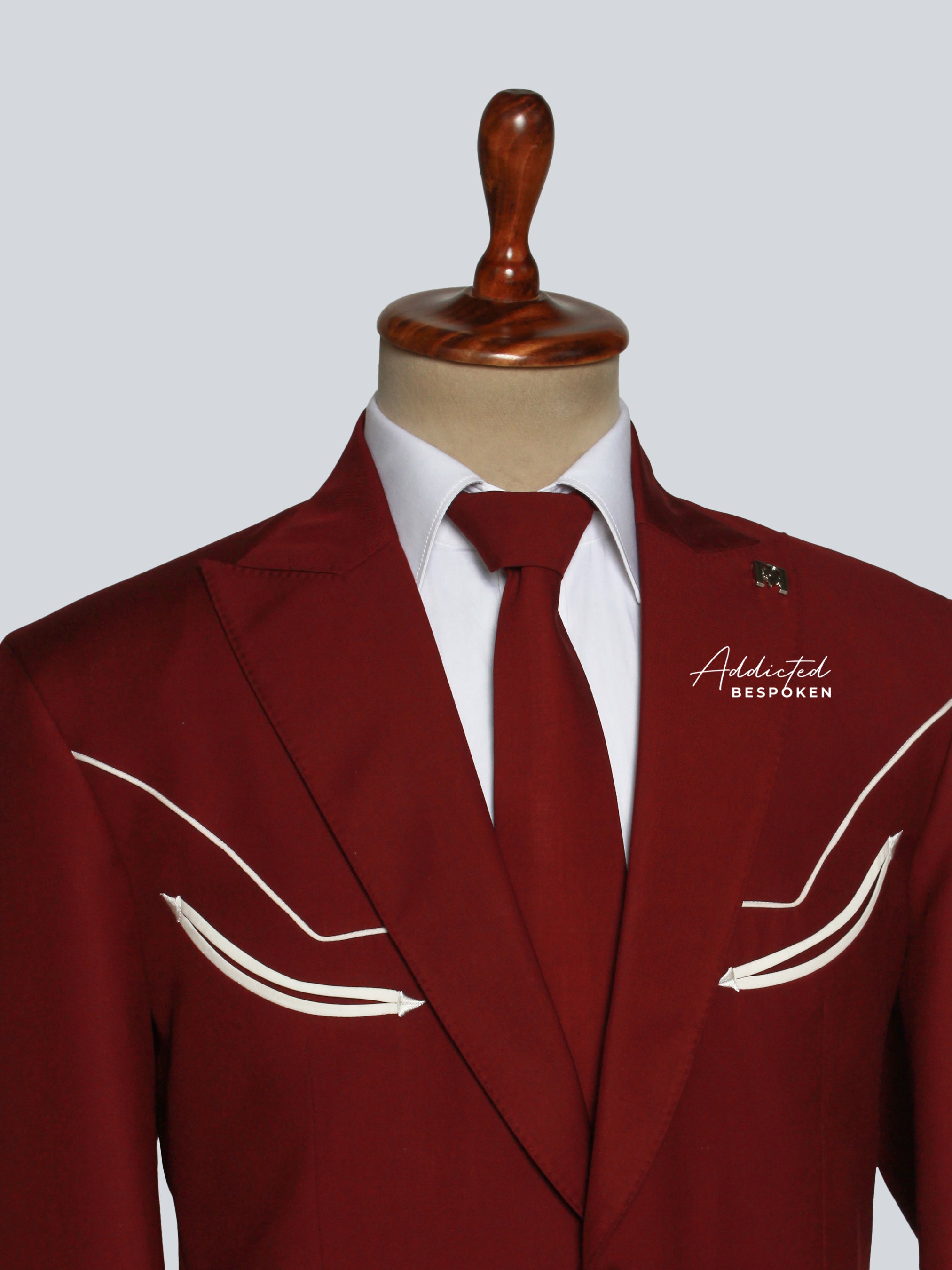 Minimal Wing Embroidered Suit