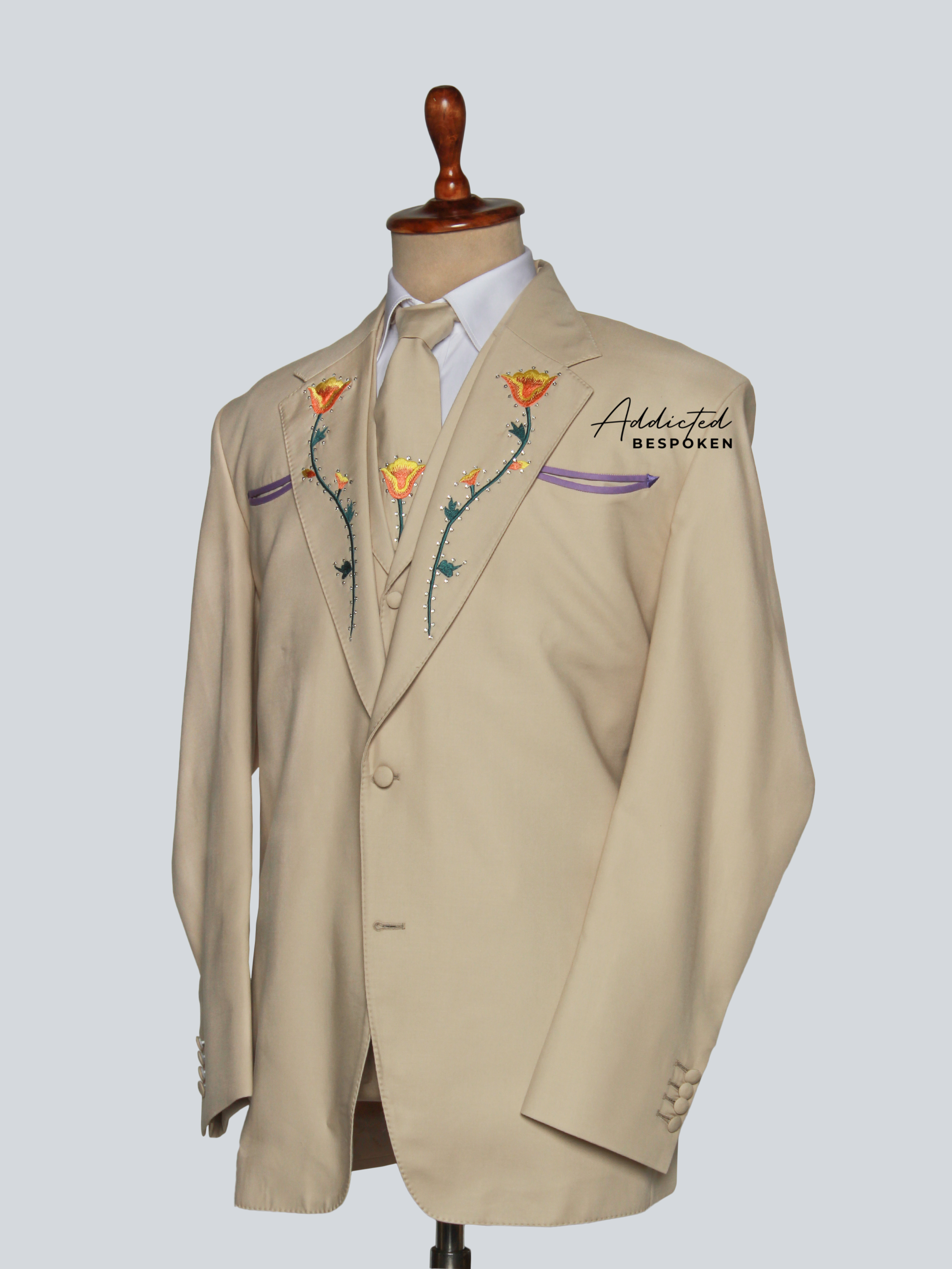 Signature Floral Statement Suit