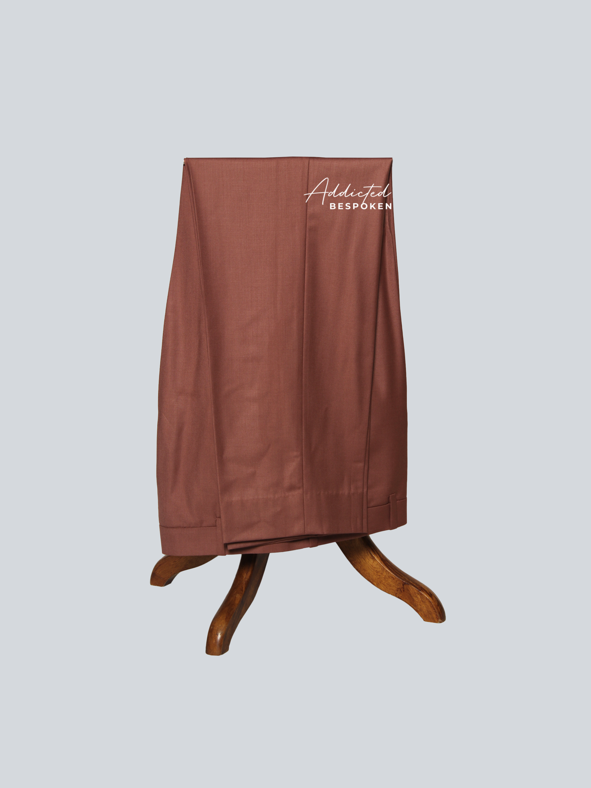 Brown safari suit trousers – bespoke tailored pants from iconic safari suit for men