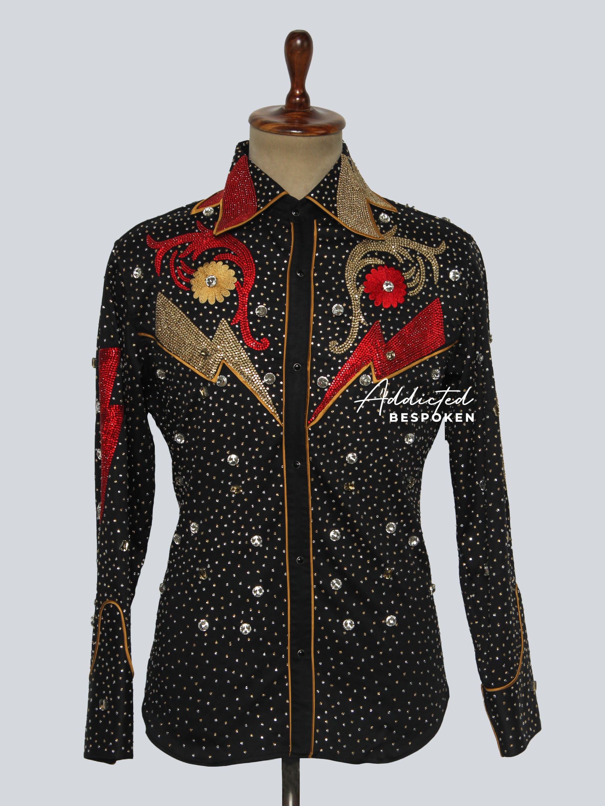 Cosmic Bolt Western Shirt Addicted Bespoken