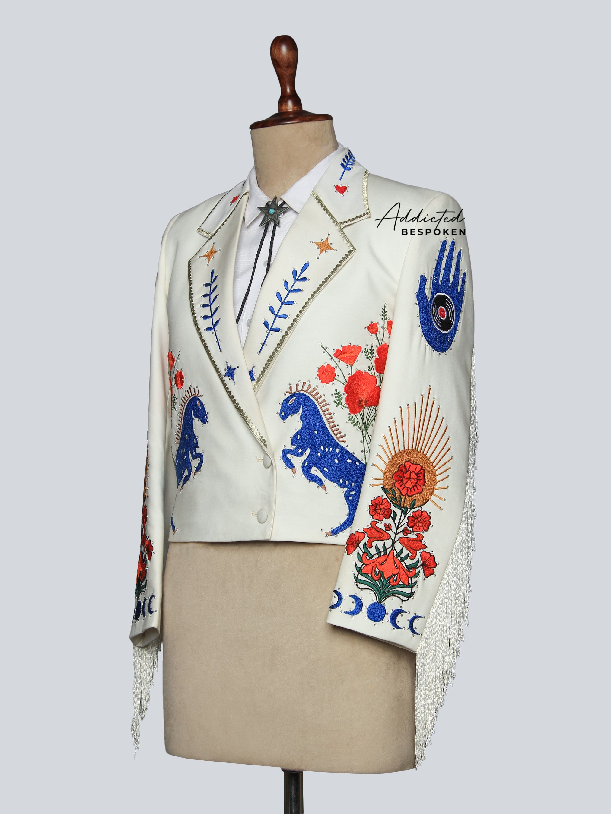 The Celestial Mustang Embroidered Suit