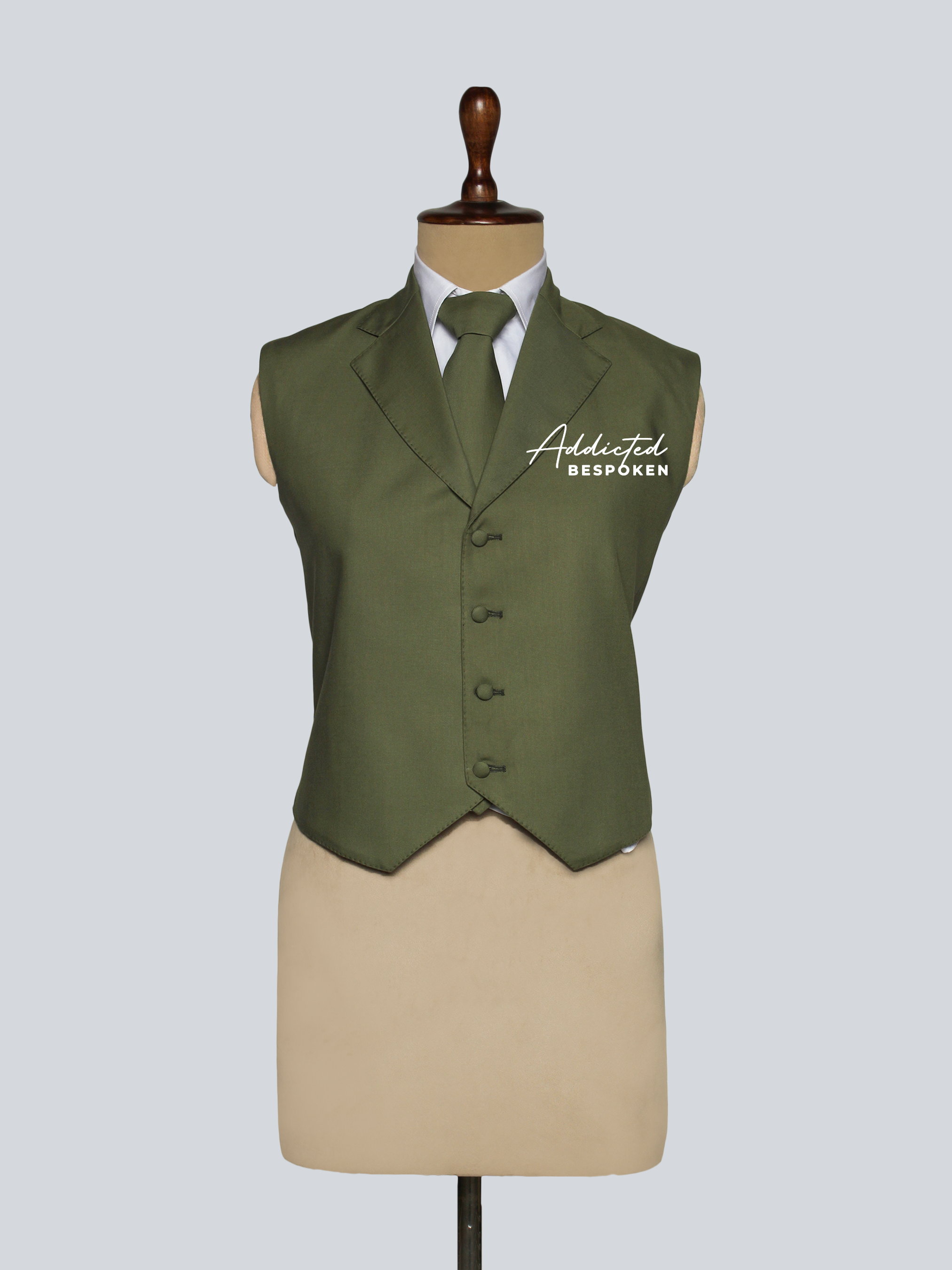 Green Botanical Embroidered Suit