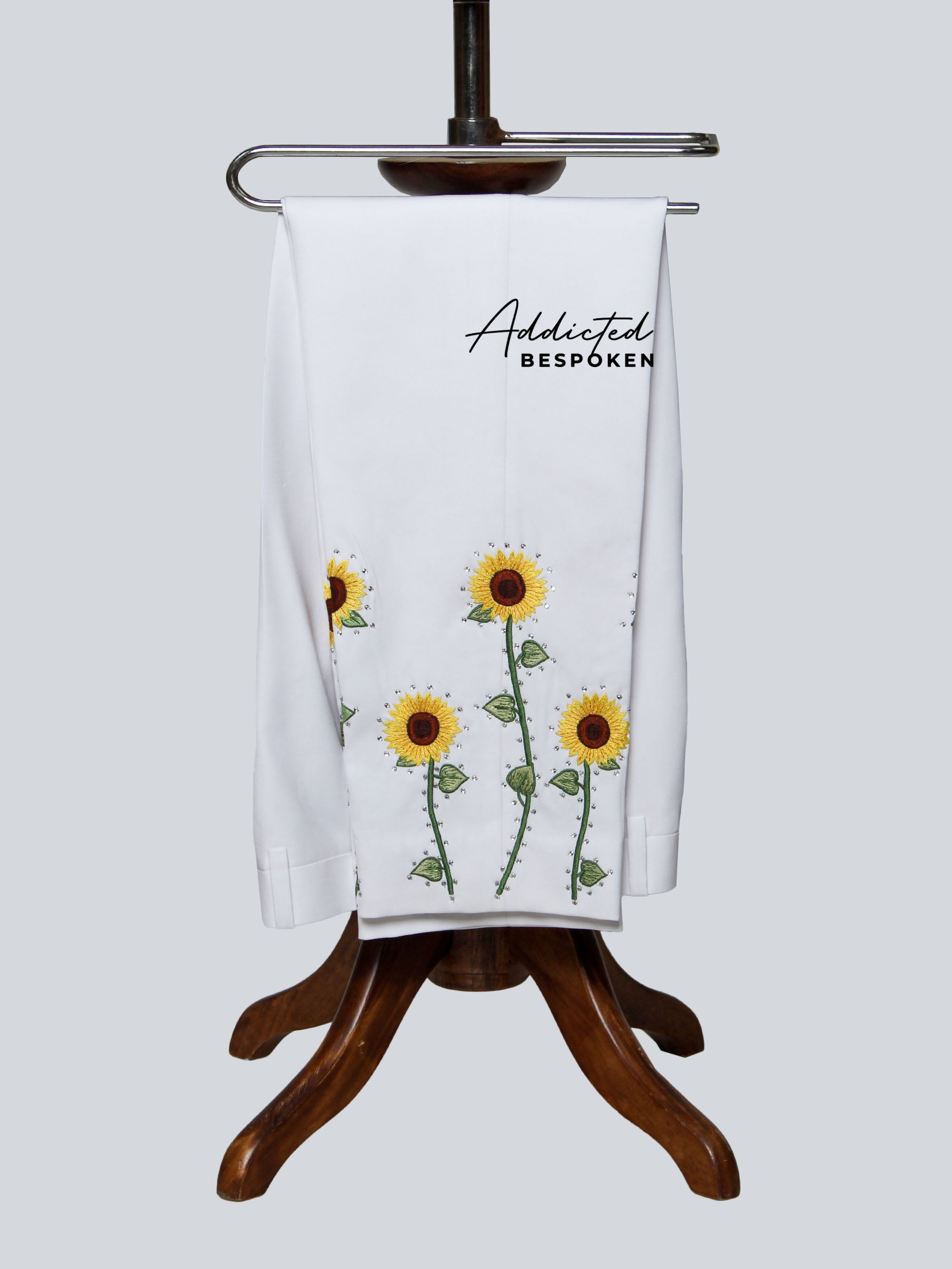 Sunflower Embroidered Suit Addicted Bespoken