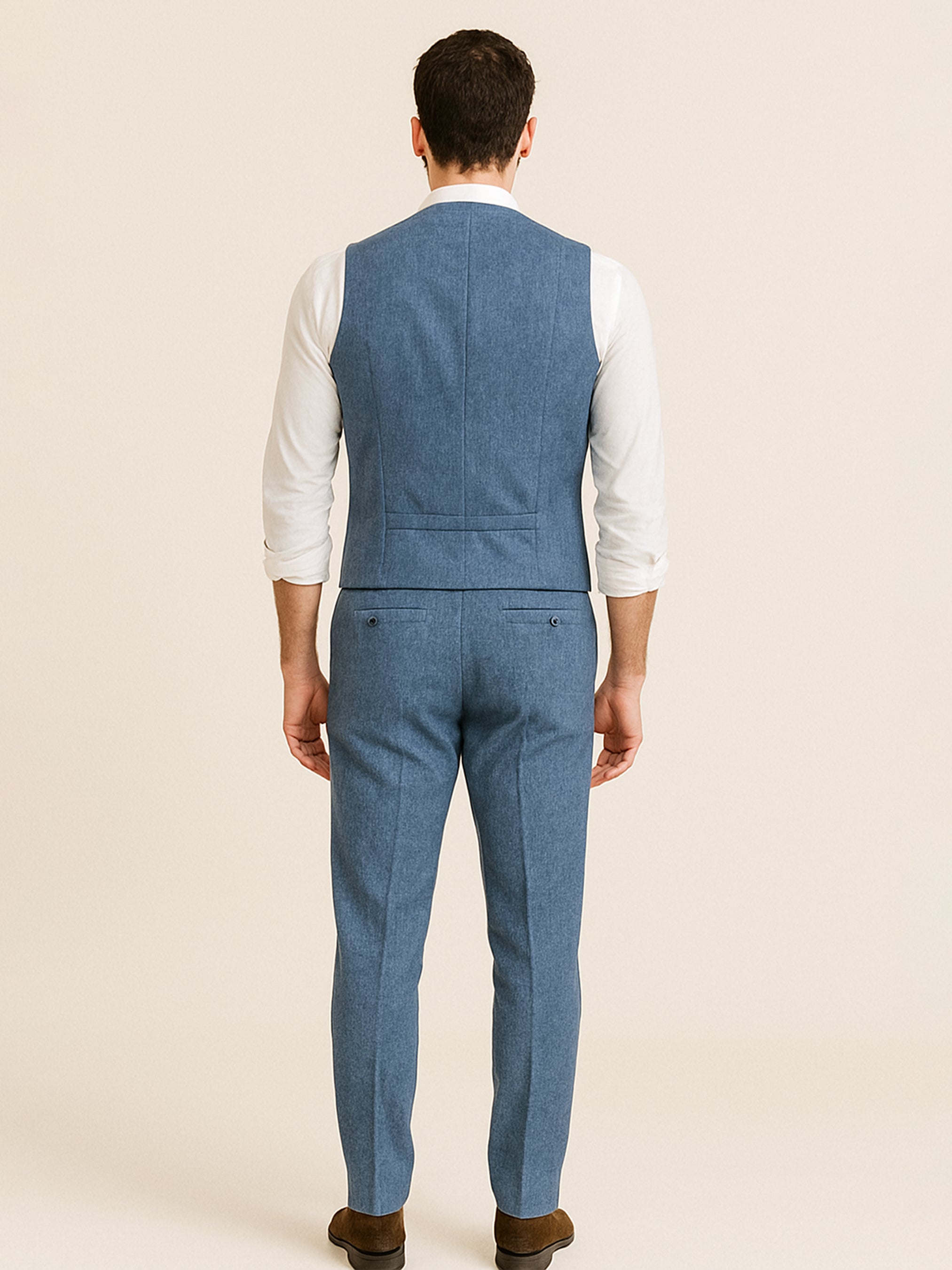 The Azure Linen Legacy Suit