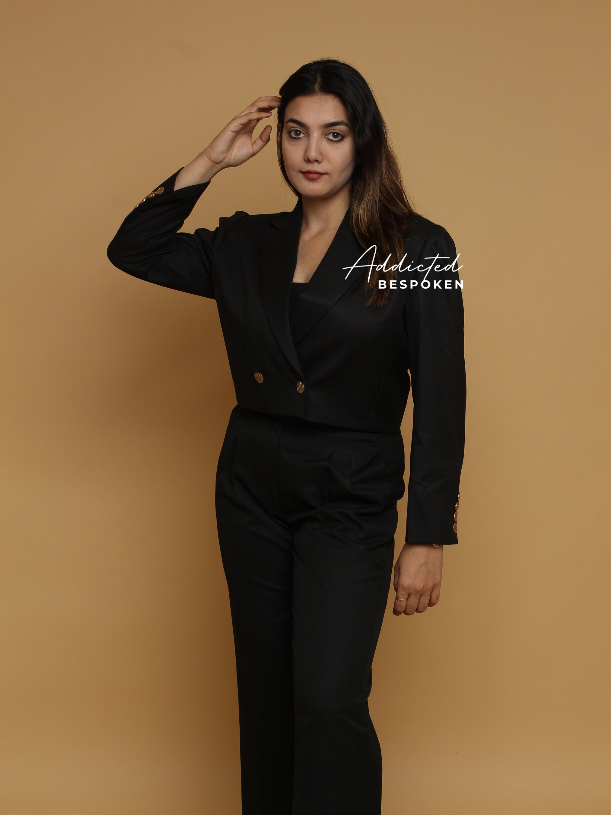 Midnight Crop Blazer & Pant Addicted Bespoken