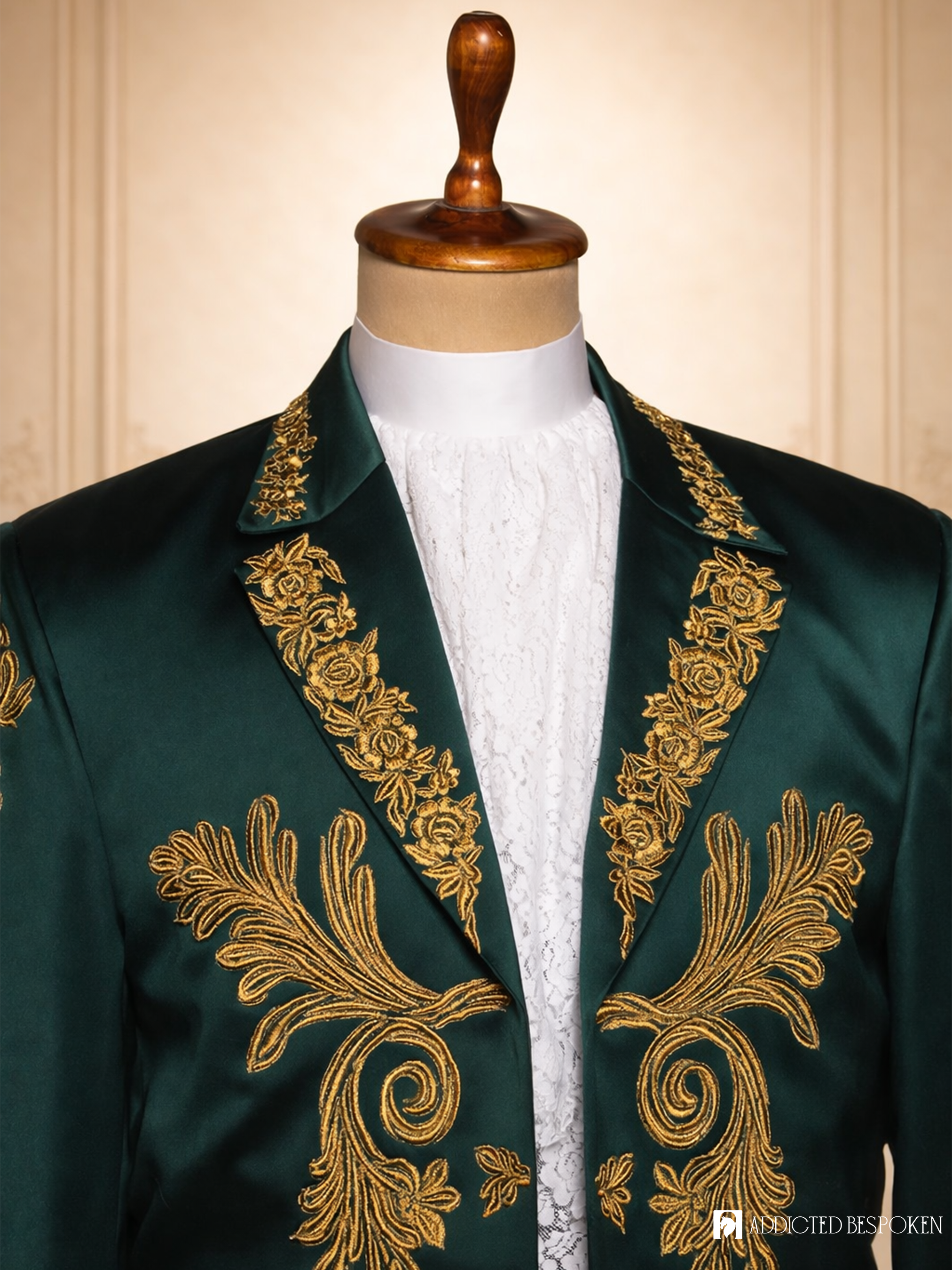 Luxury Rococo Embroidered Court Costume Addicted Bespoken