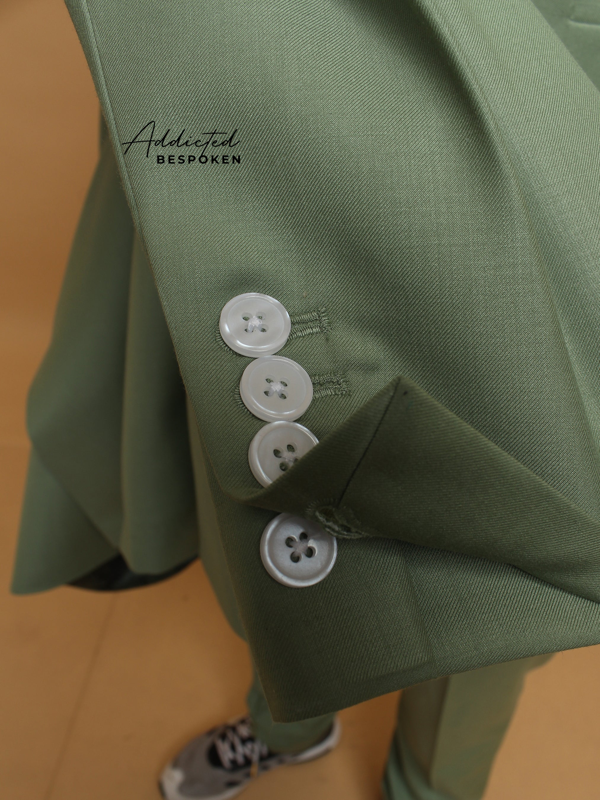 Emerald Floral Wedding Suit Addicted Bespoken