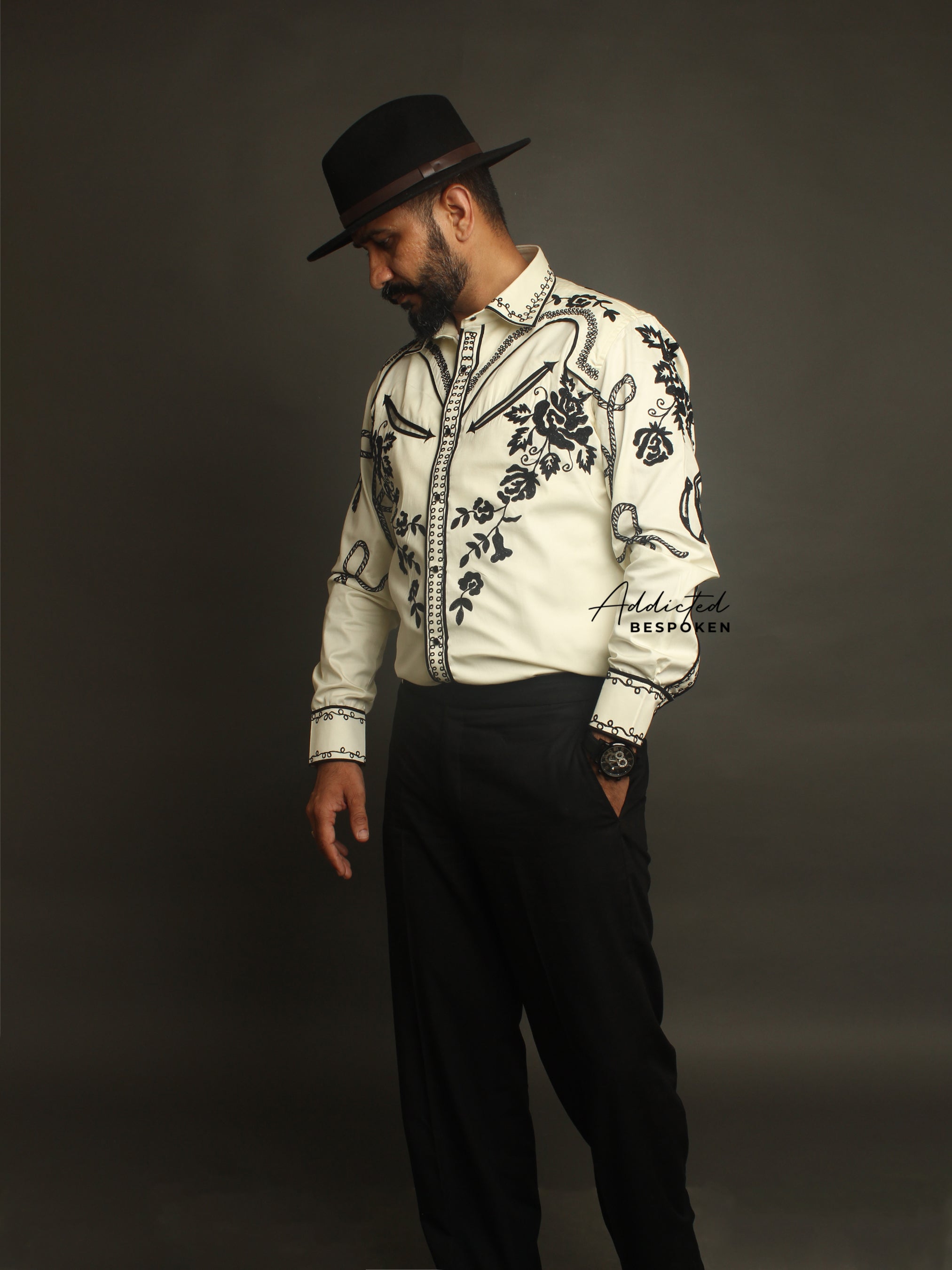 Versatile Ivory Cowboy Shirt Addicted Bespoken