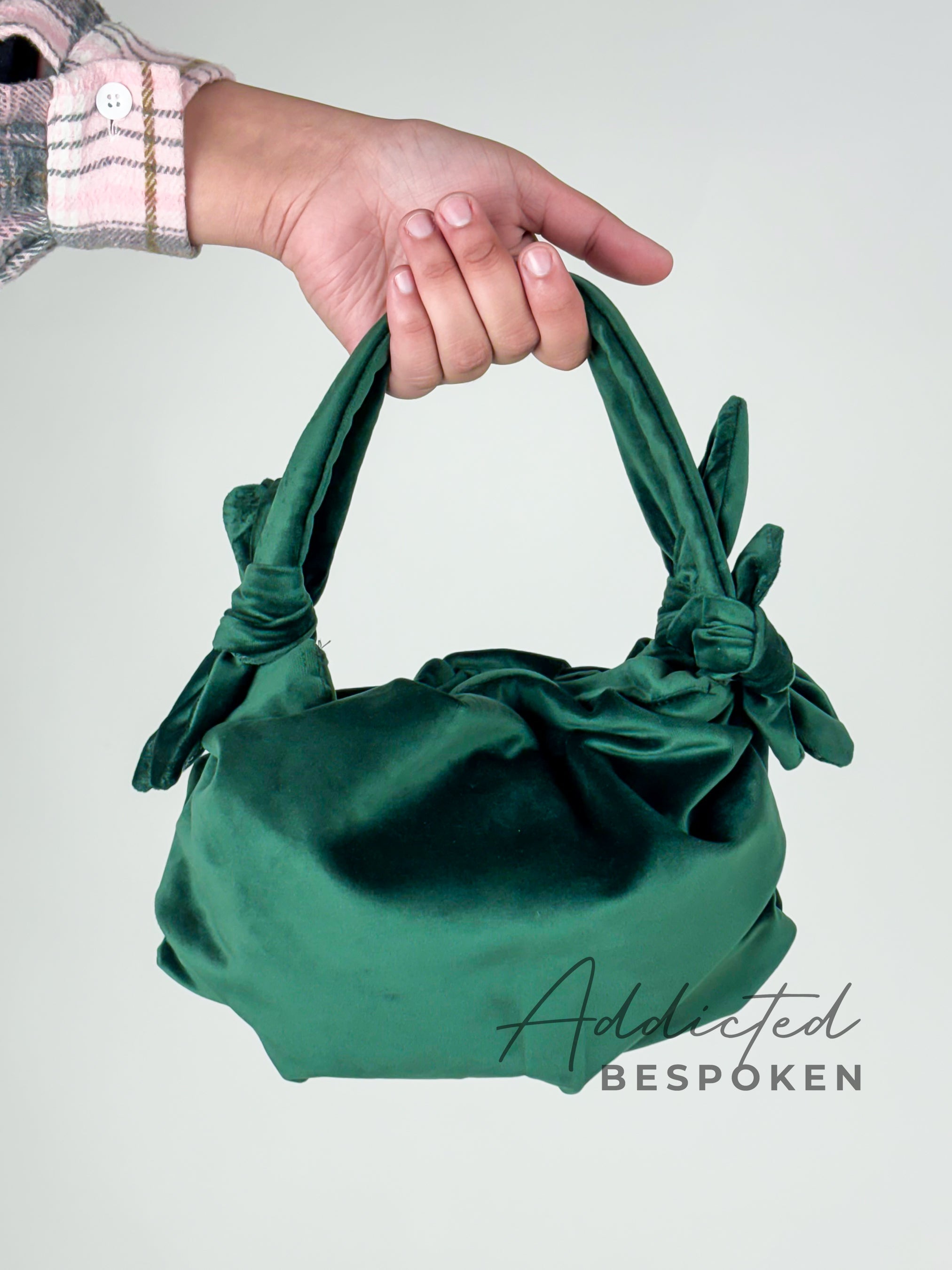 Green Furoshiki Knot Bag Addicted Bespoken
