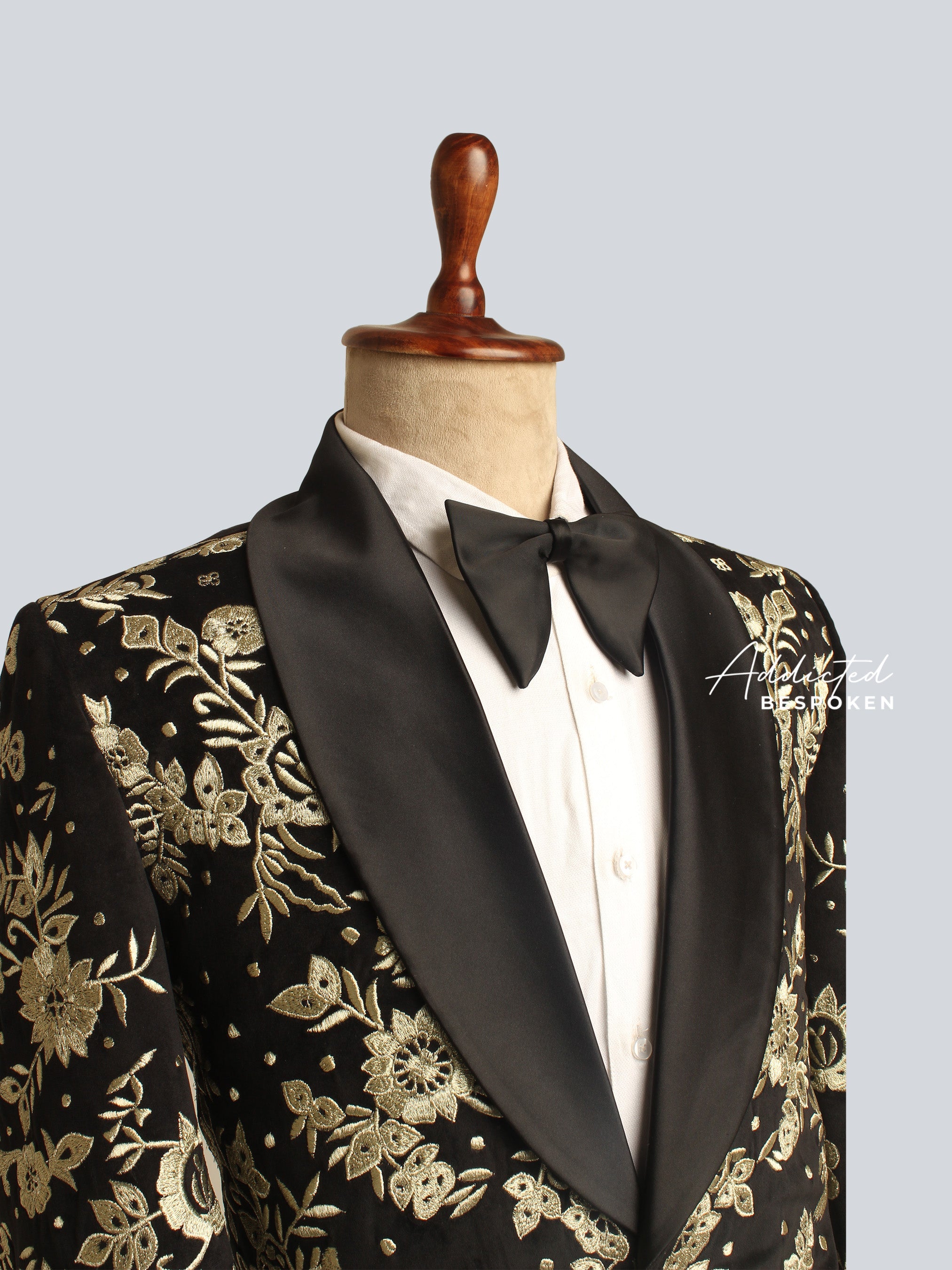 Exquisite Midnight Embellished Blazer Addicted Bespoken