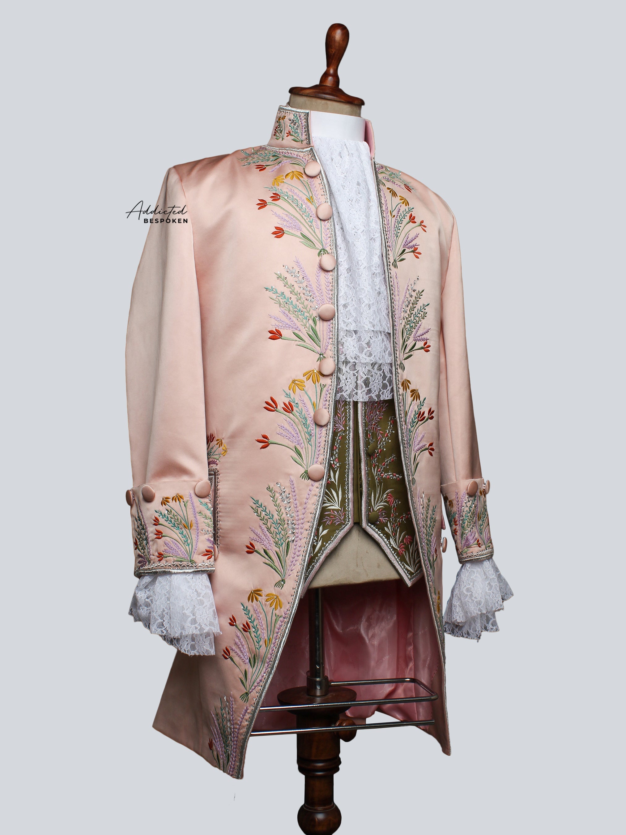 Ornate Blossom Rococo Suit Addicted Bespoken