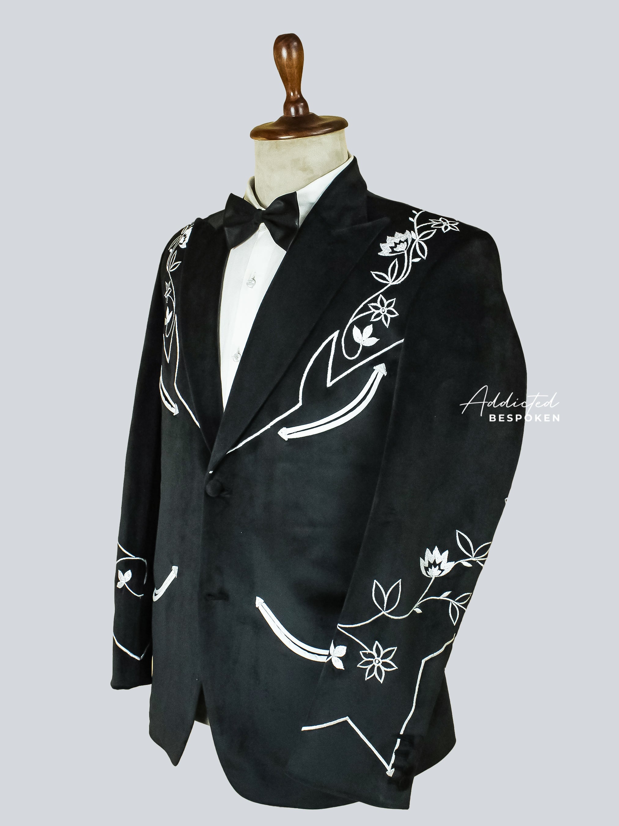 Midnight Blossom Blazer Addicted Bespoken