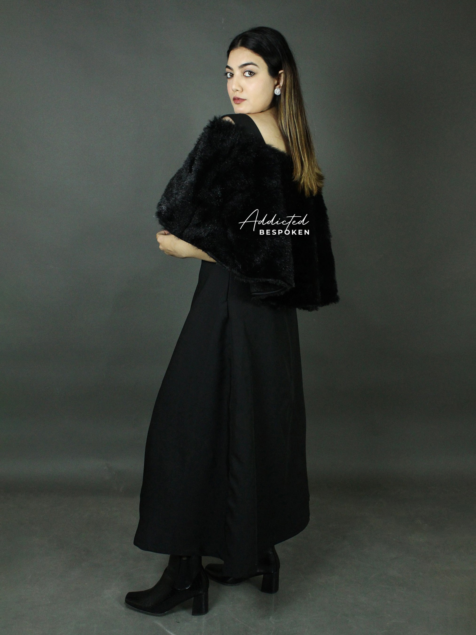 Sophisticated Draped Dress Addicted Bespoken