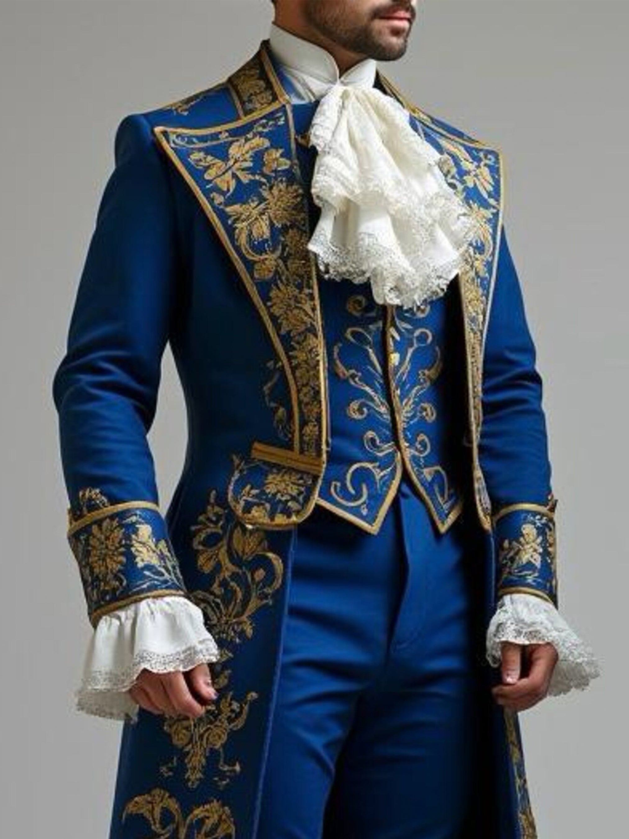 Royal-Inspired Wedding Ensemble Rococo History Suit (Copy) Addicted Bespoken