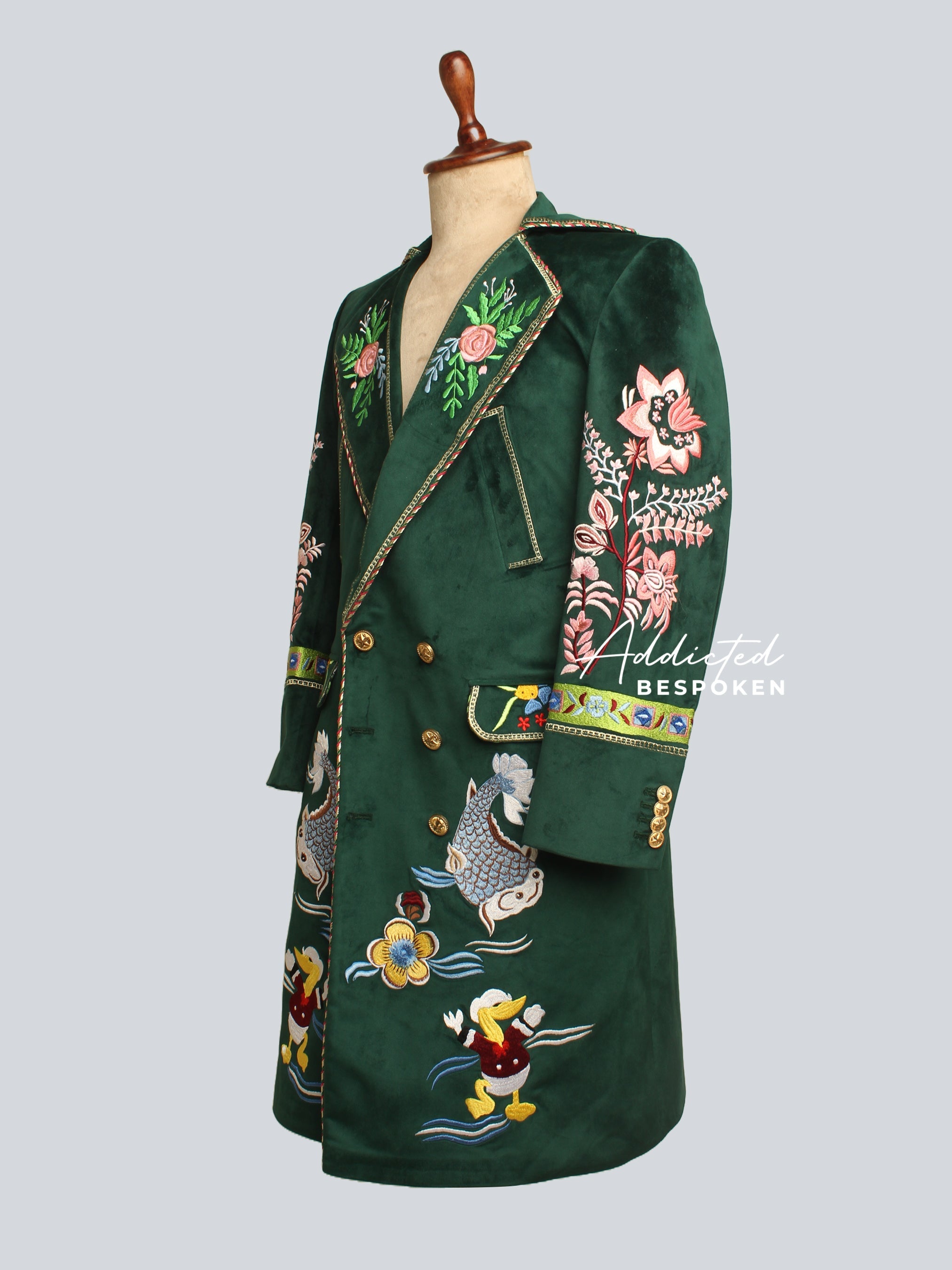 Donald Duck Forest Overcoat Addicted Bespoken