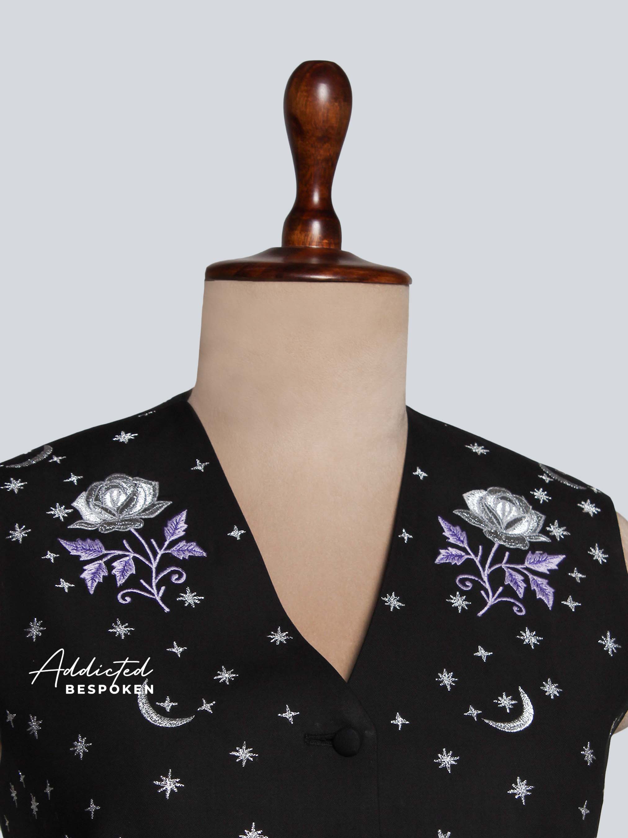 Celestial Embroidered Waistcoat Addicted Bespoken