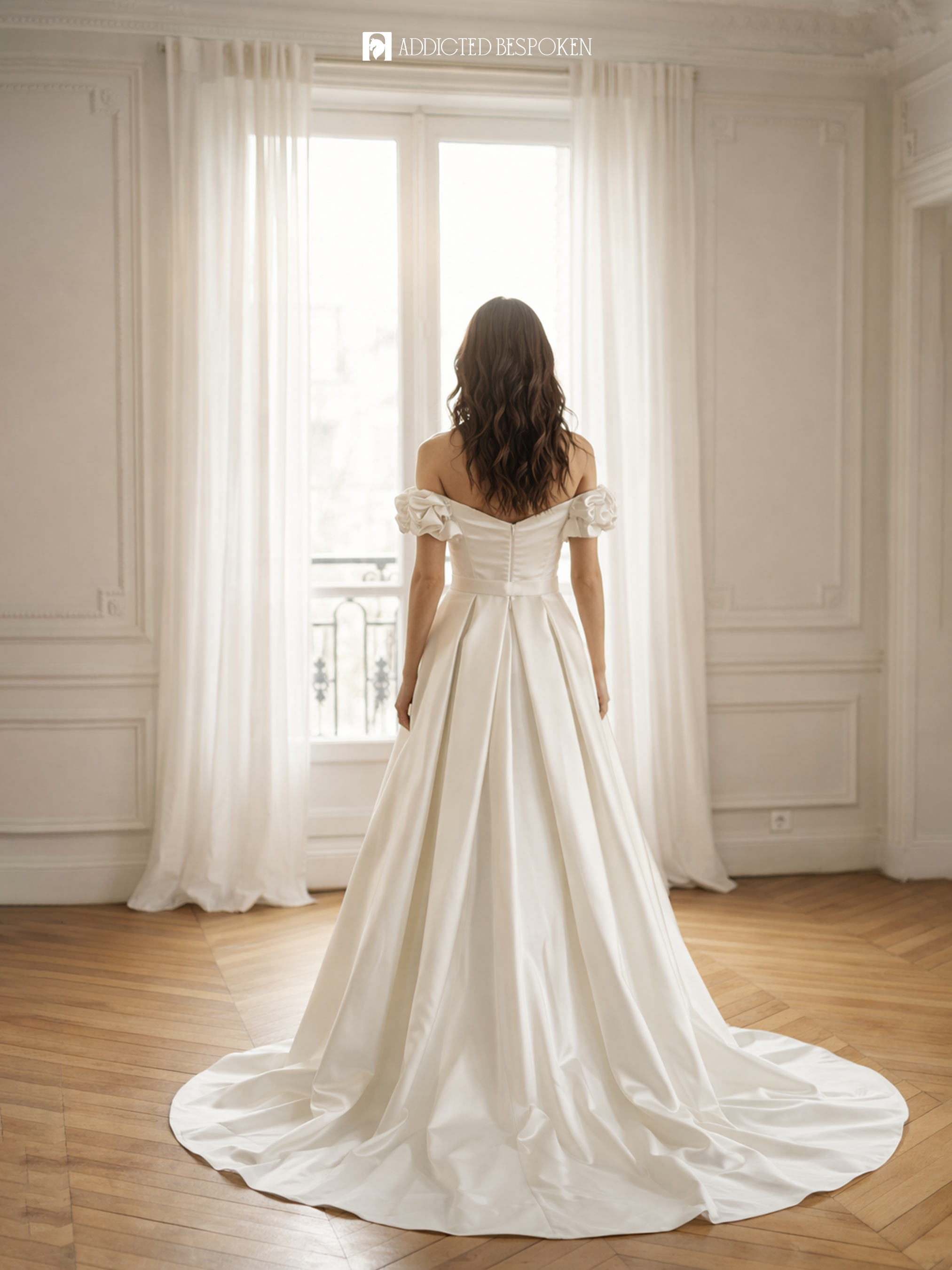 Off Shoulder Bridal Gown Addicted Bespoken