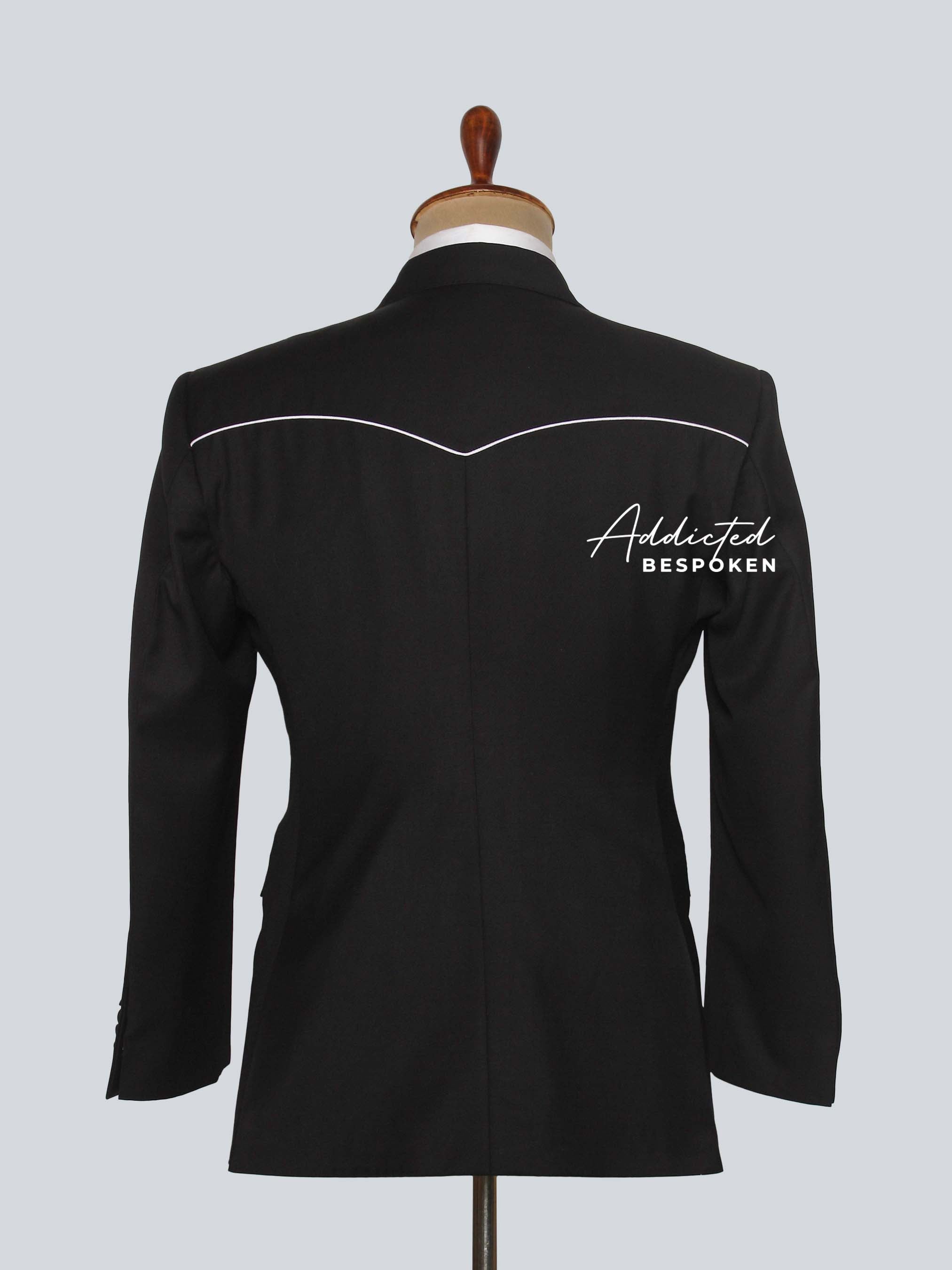 Minimal Wing Embroidered Suit Addicted Bespoken