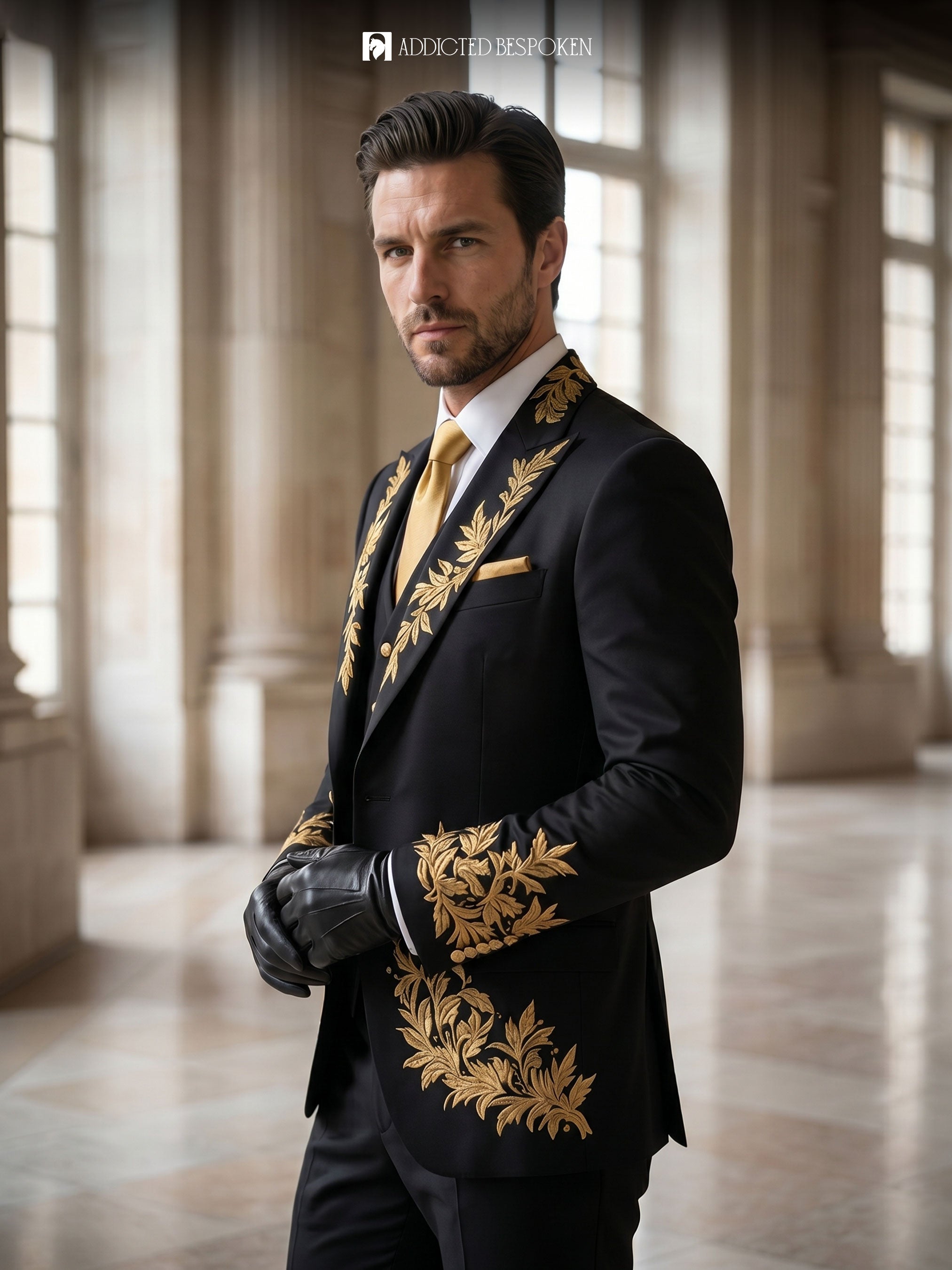 Designer Cape Suit Ensemble Addicted Bespoken
