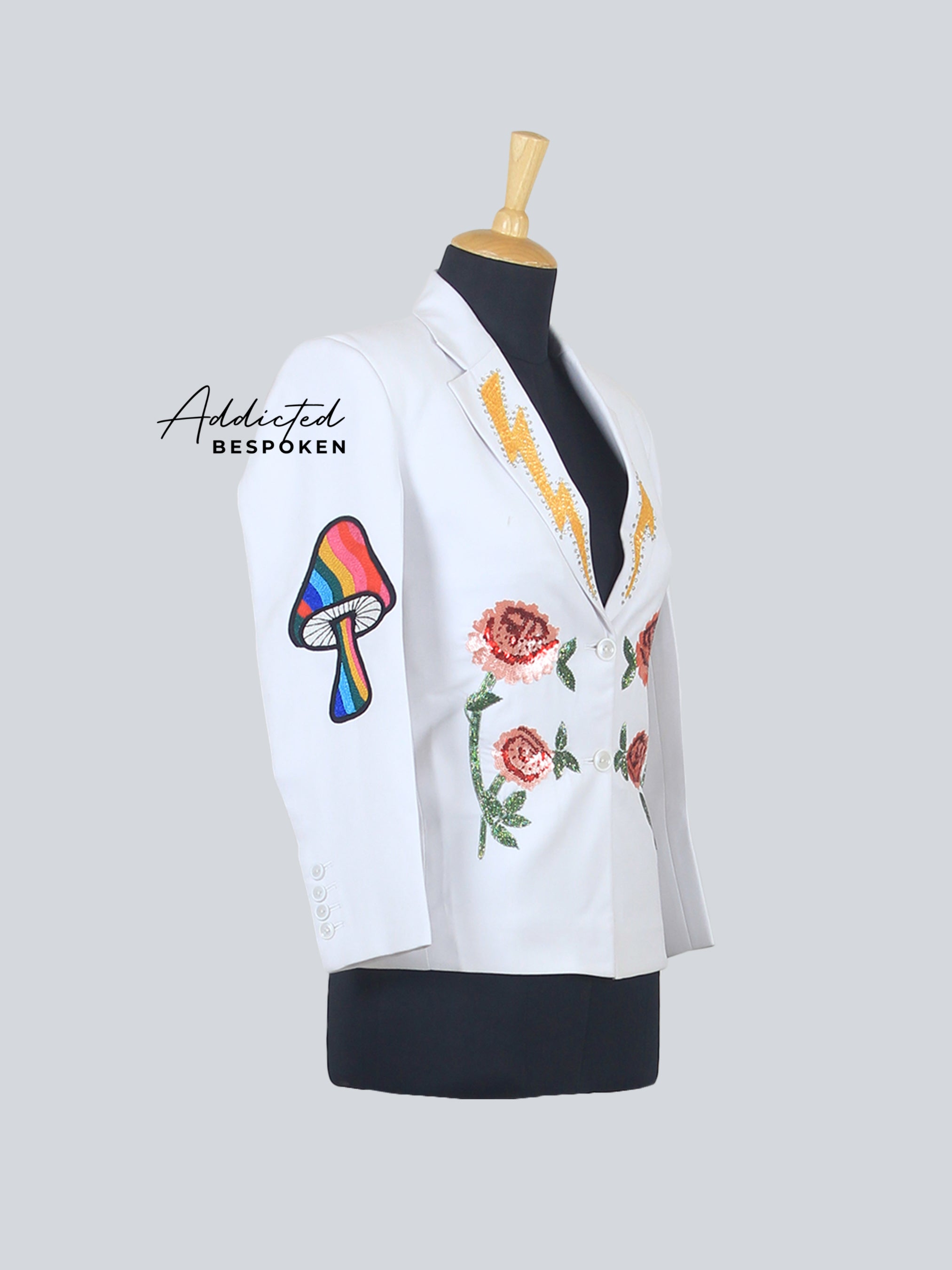 Sunrise Bird Embellished Suit Addicted Bespoken