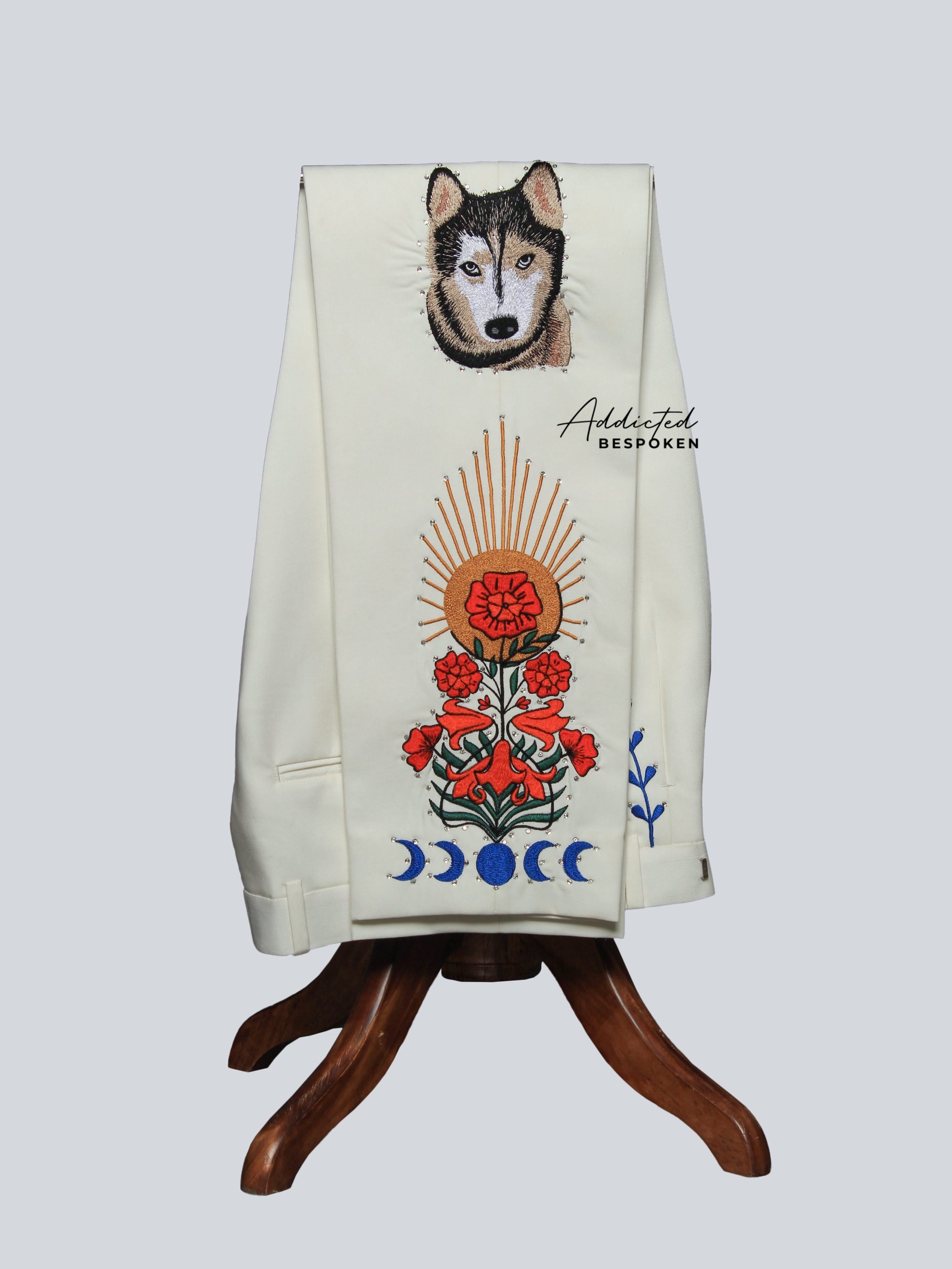 The Celestial Mustang Embroidered Suit