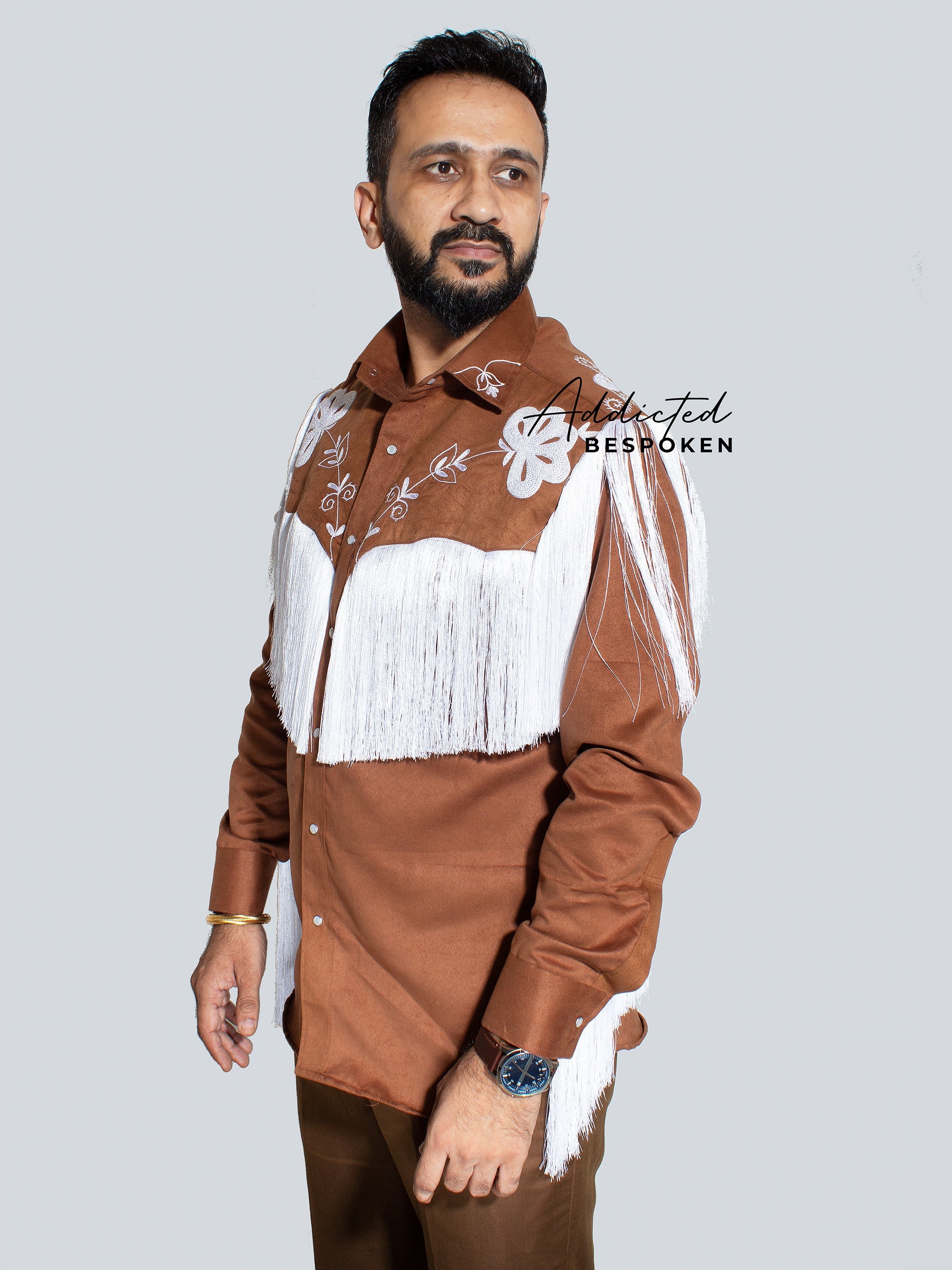Mens Cowboy Shirt Addicted Bespoken