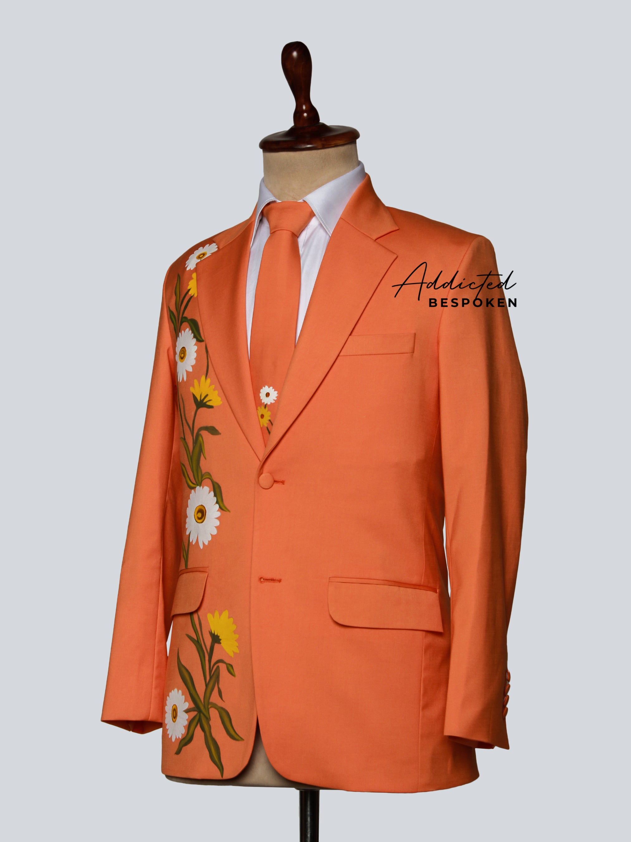 Midnight Bloom Wedding Suit