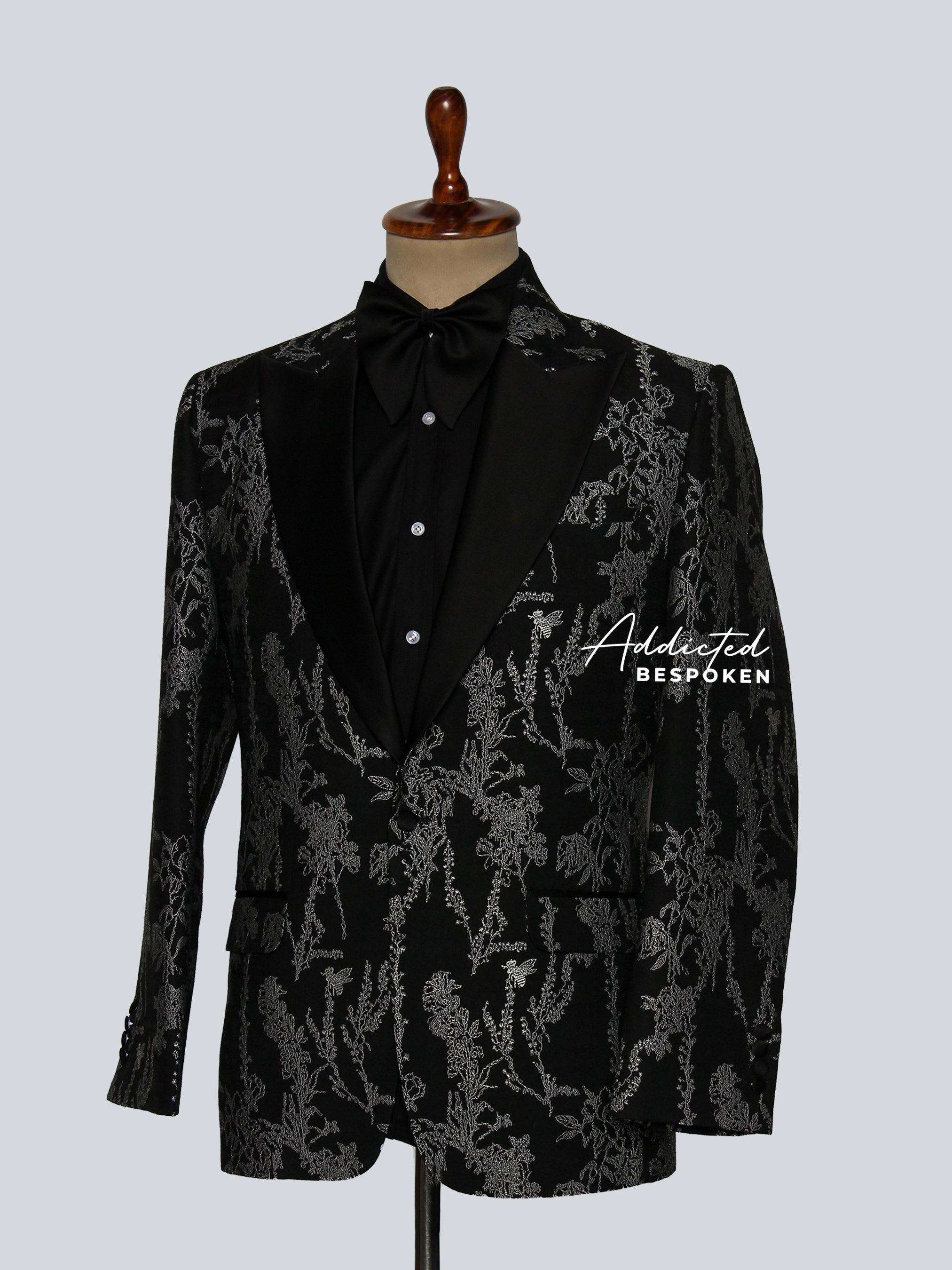 Elegant Floral Wedding Tuxedo Addicted Bespoken