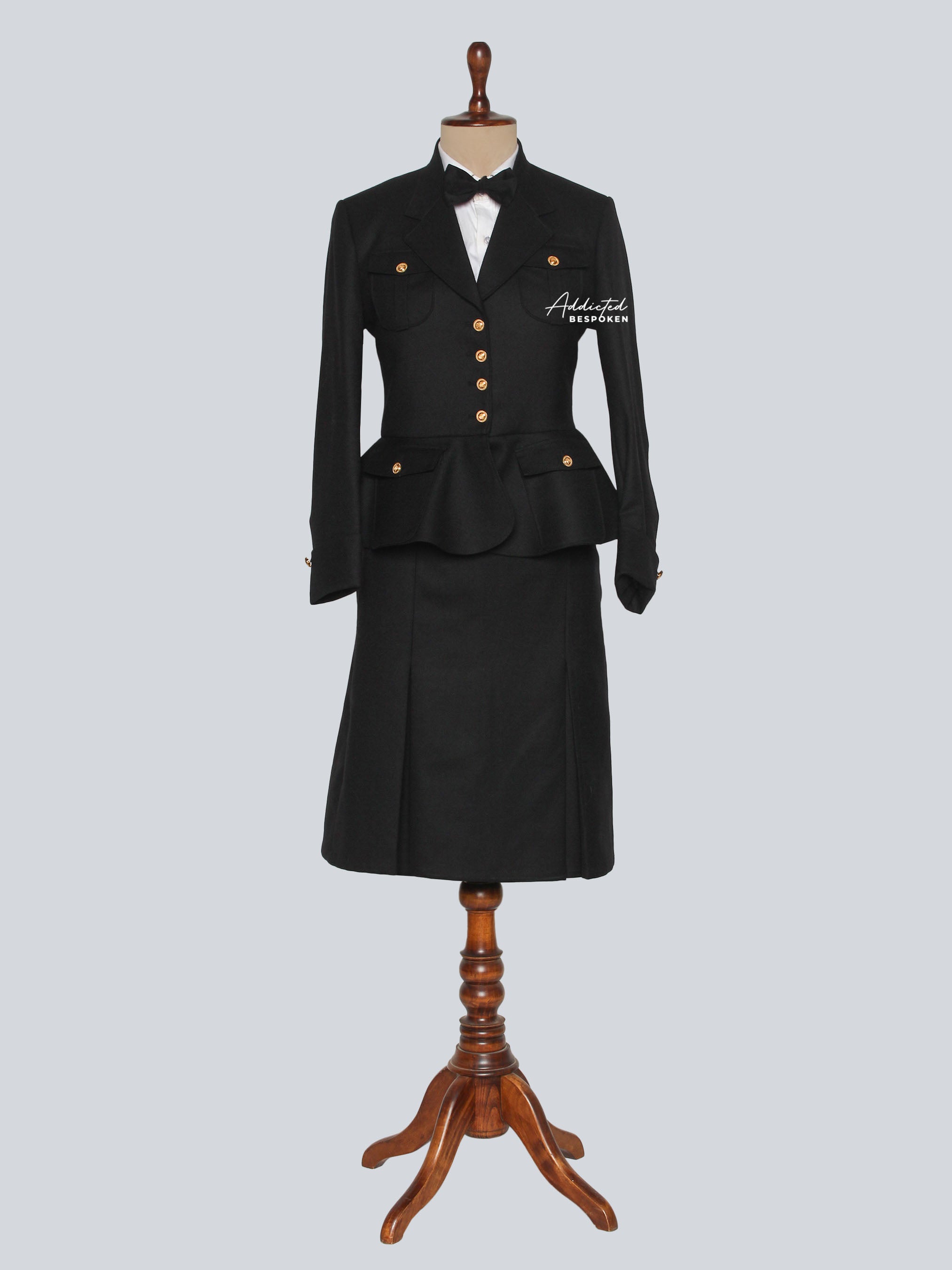 Black Skirt Suit For Women
