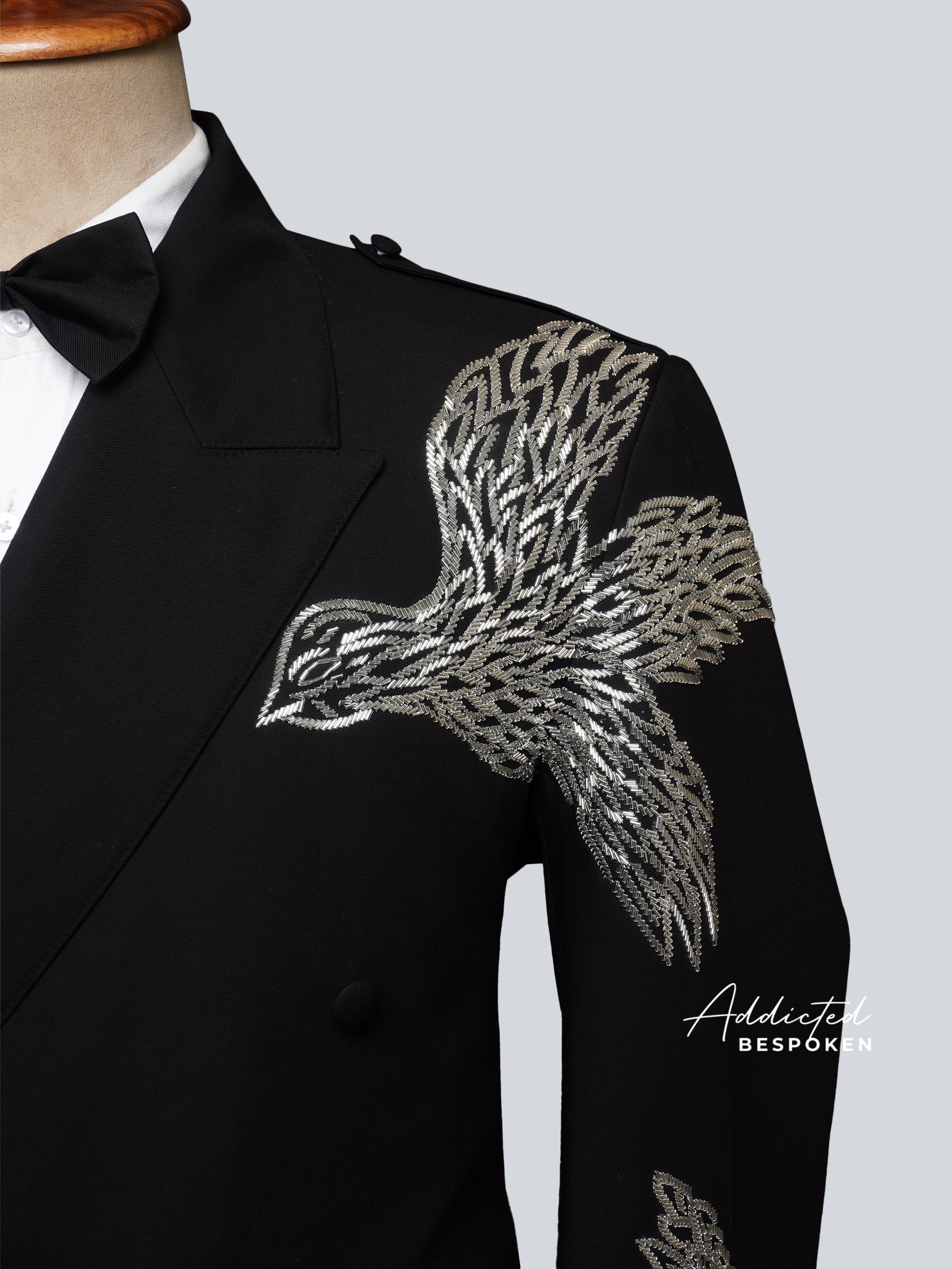 Soaring Elegance Embroidered Suit