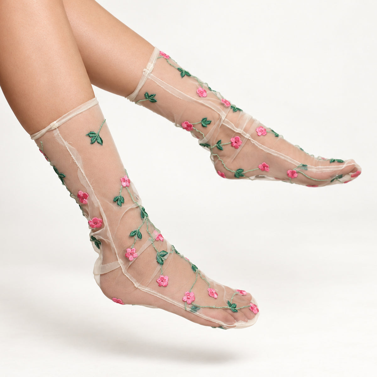 Womens Sheer Socks Addicted Bespoken
