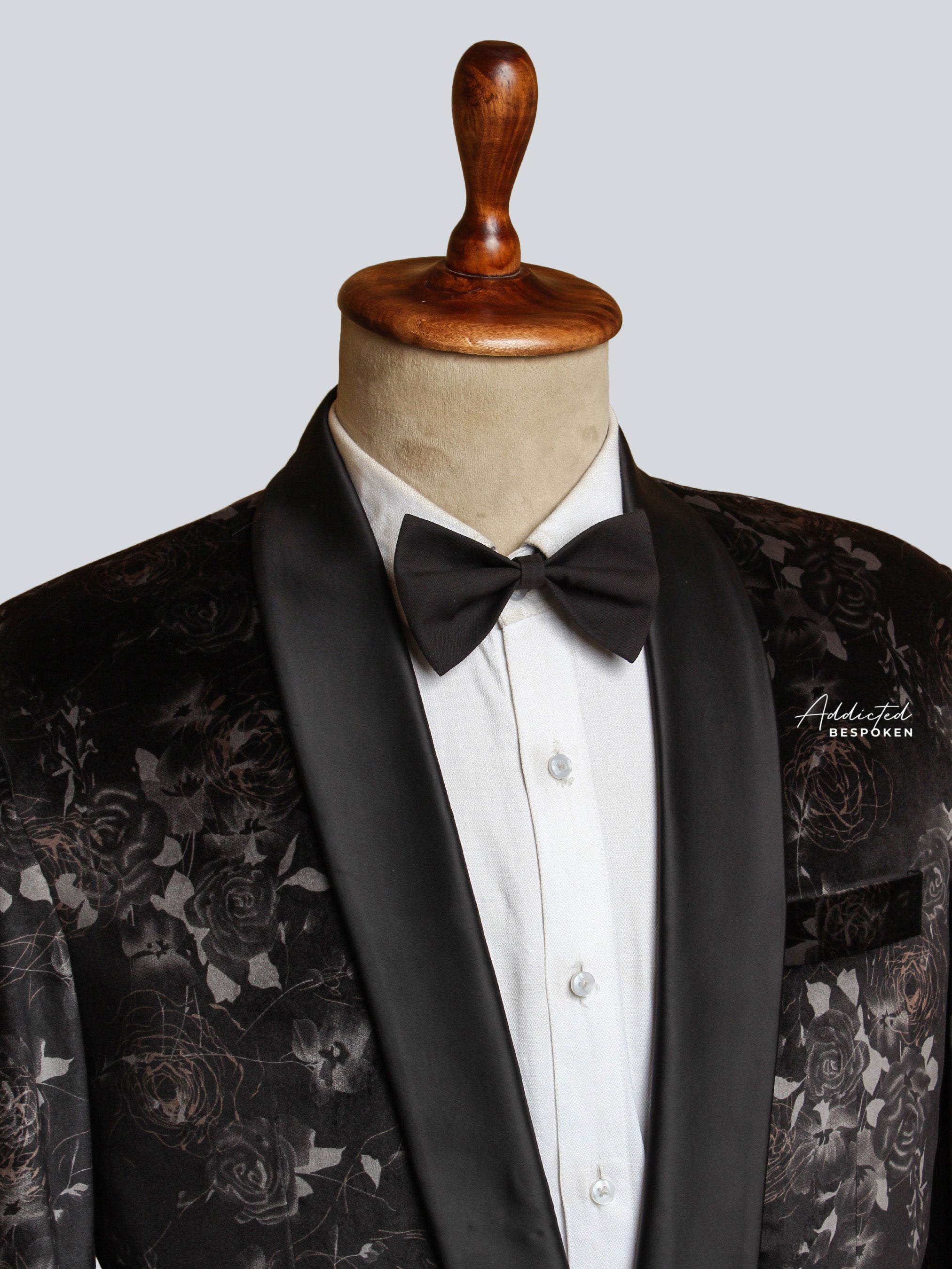 Black Brocade Blazer (CLS) Addicted Bespoken