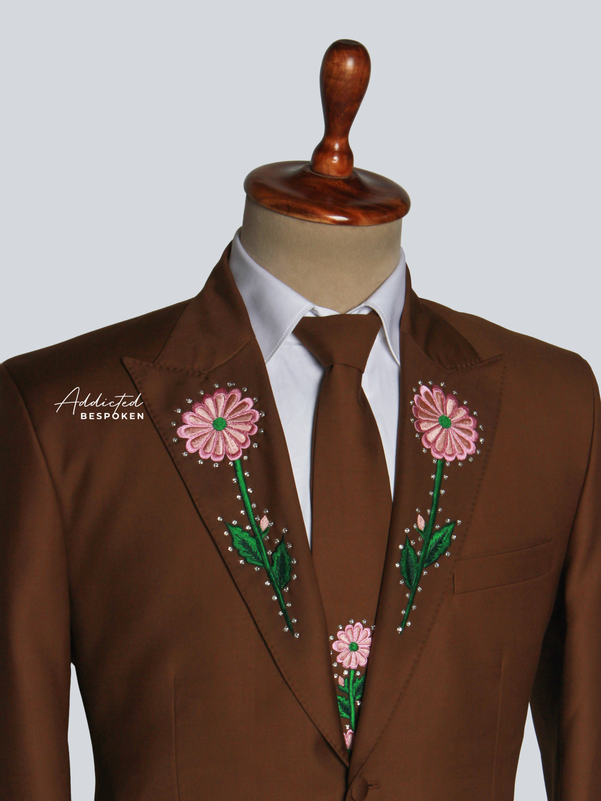 Floral Detail Statement Suit