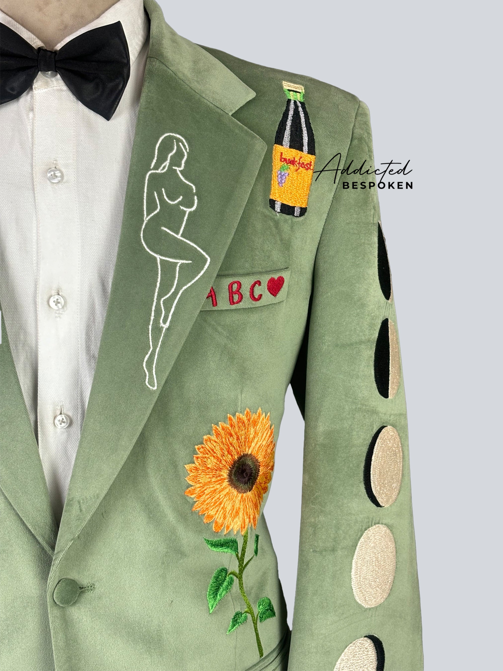 Western Charm Embroidered Suit Addicted Bespoken