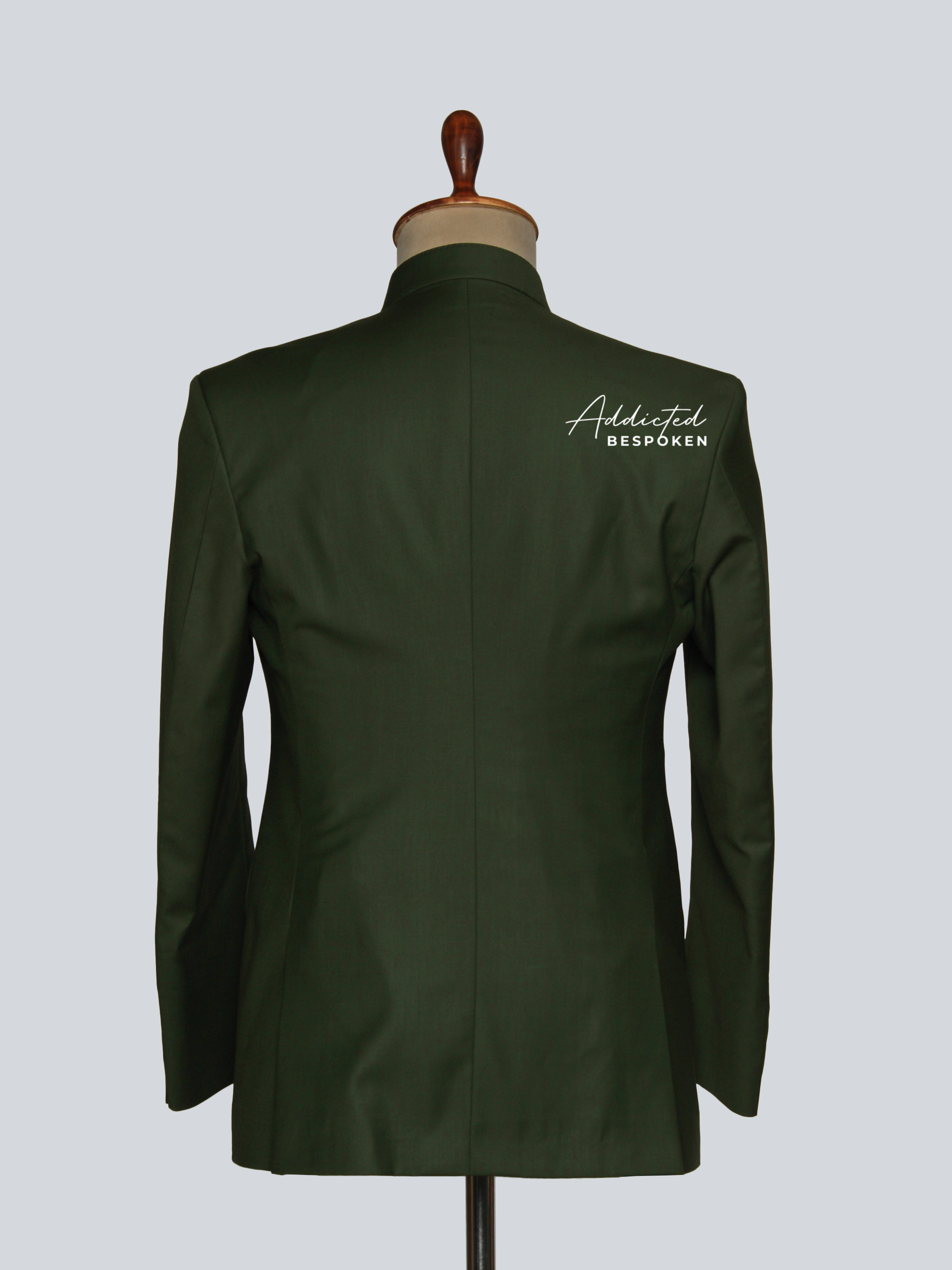 Mandarin Collar Suit Set