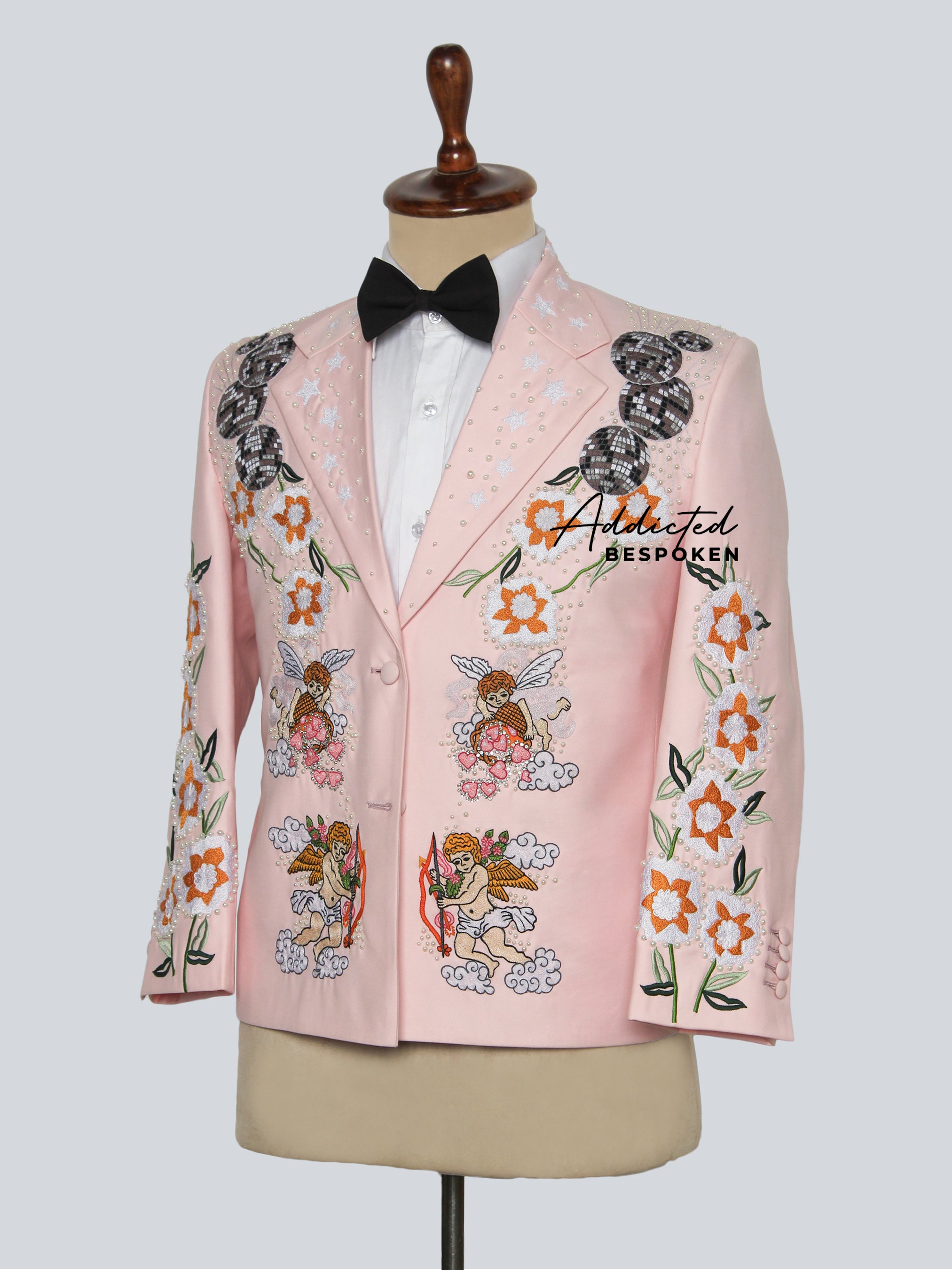 Cupid Bloom Embroidered Blazer Addicted Bespoken