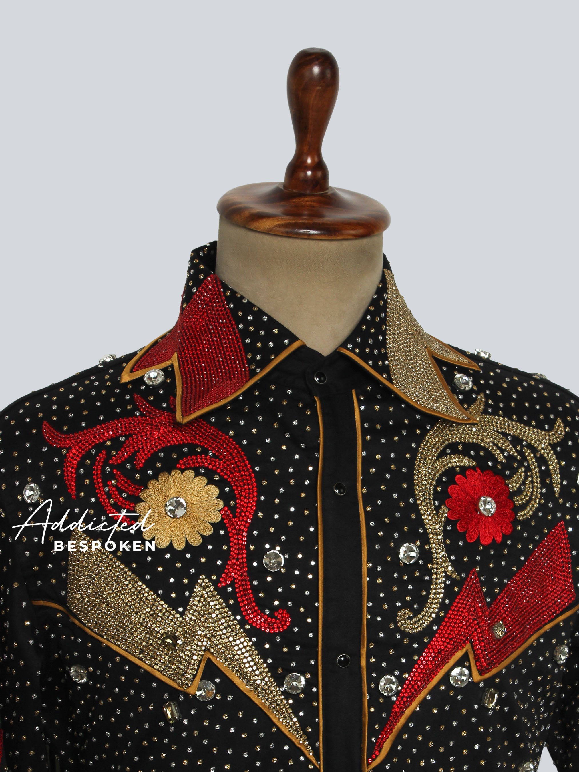 Cosmic Bolt Western Shirt Addicted Bespoken