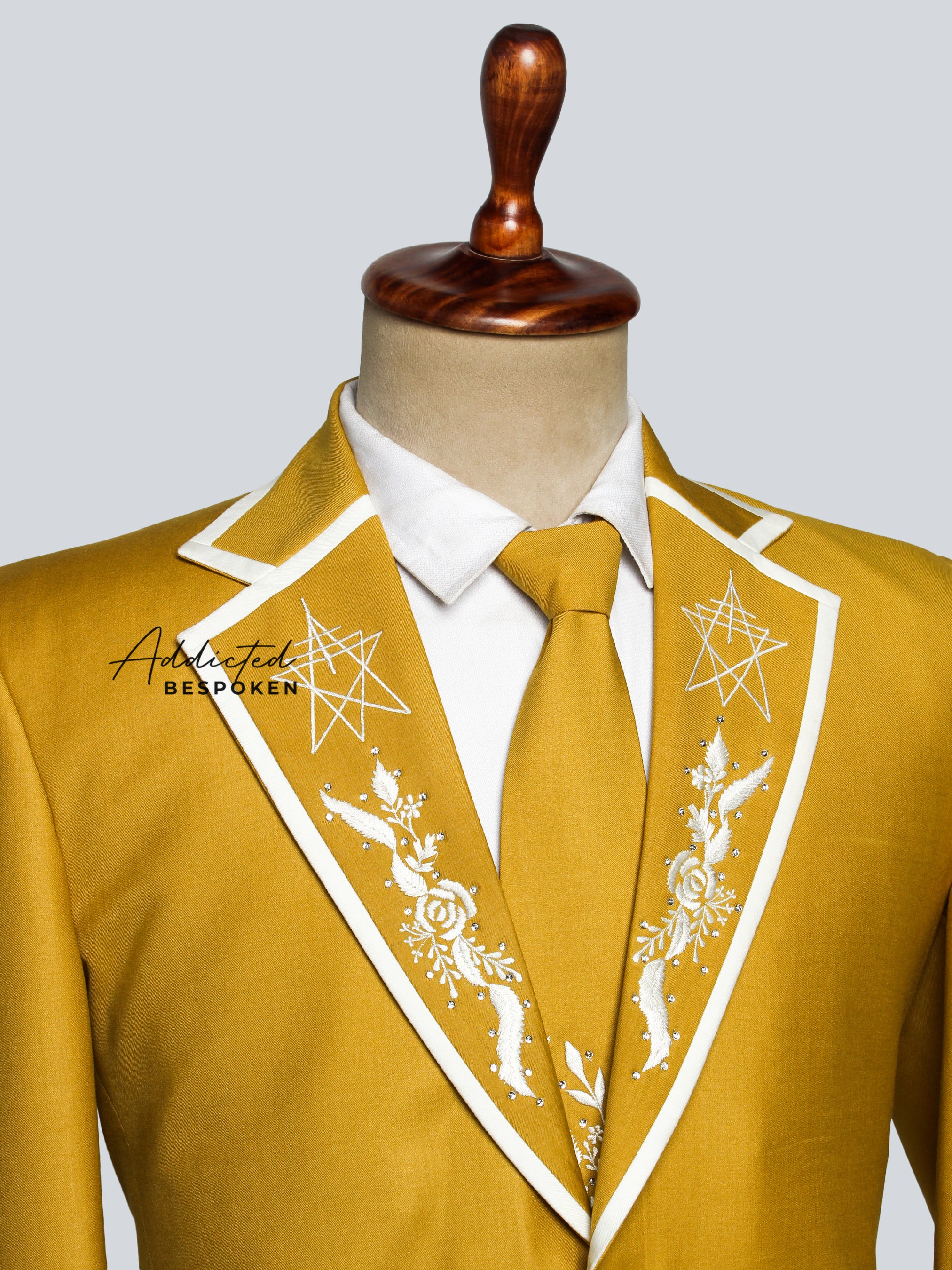 Starlit Elegance Bespoke Suit