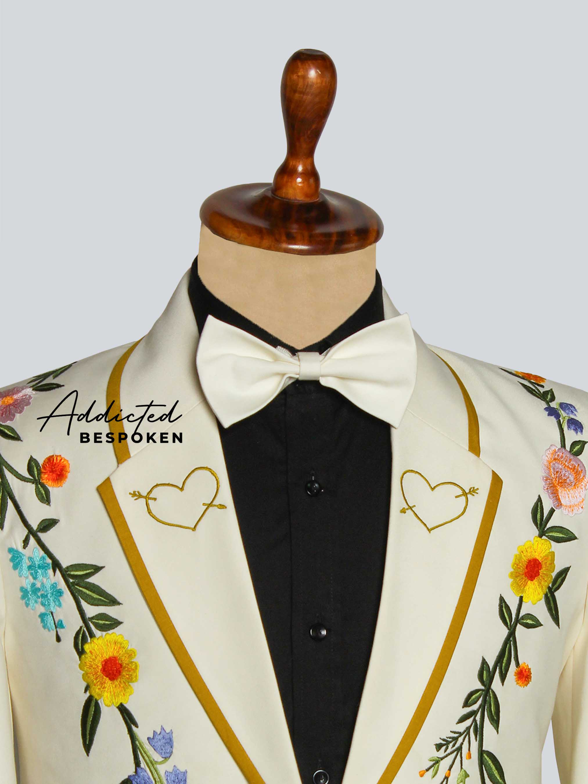 Luxury Floral Wedding Suit