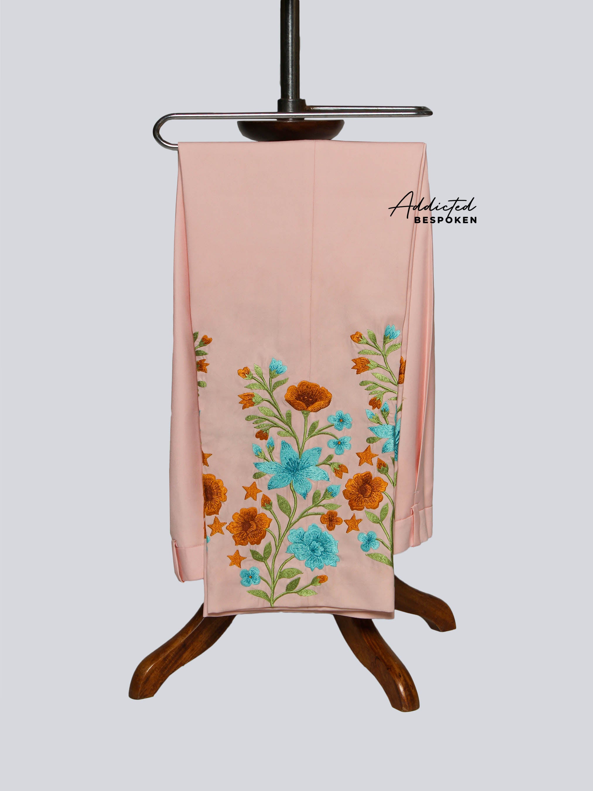 Luxury Floral Waistcoat Suit