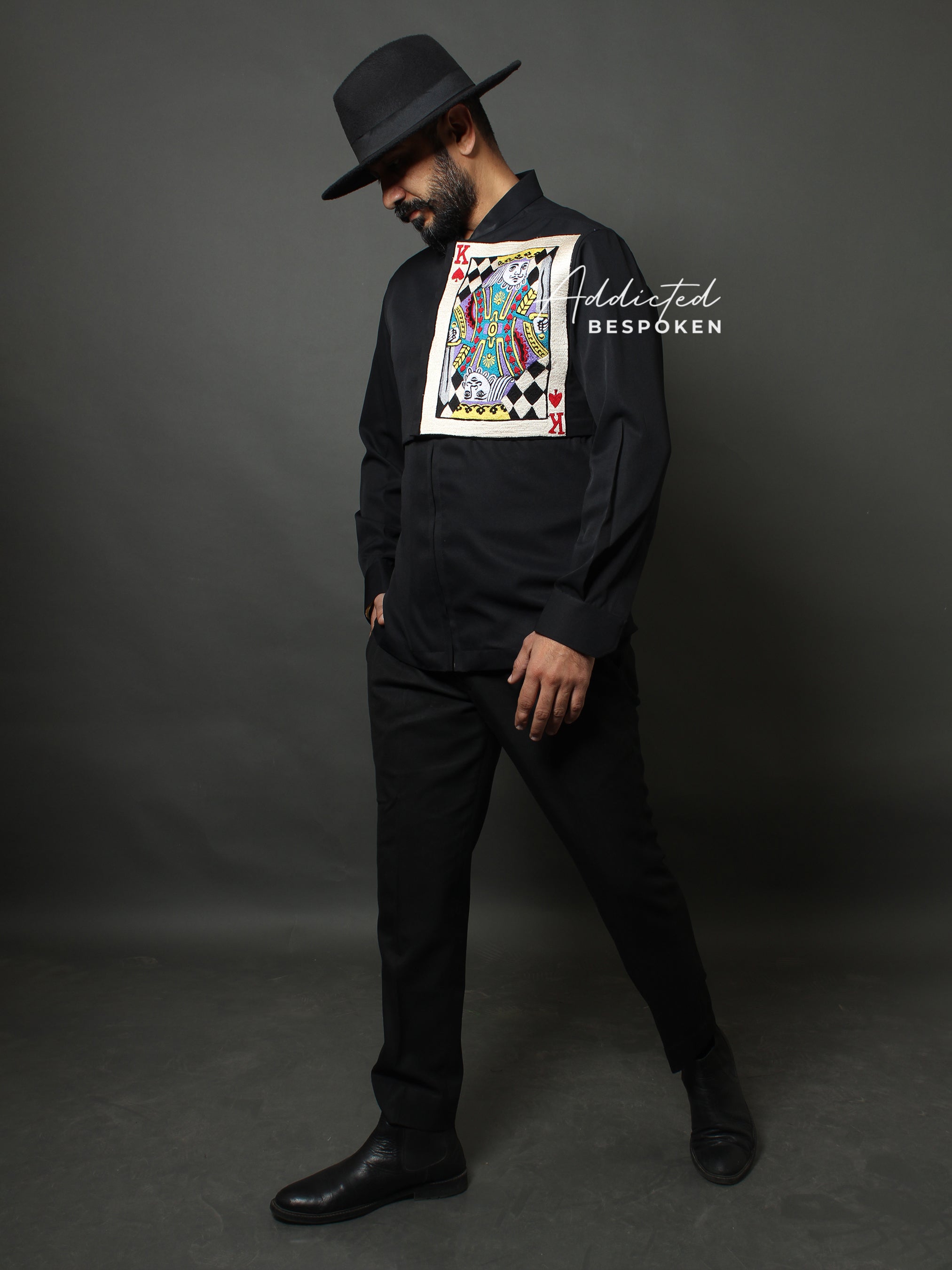 Regal King Card Cowboy Shirt Addicted Bespoken