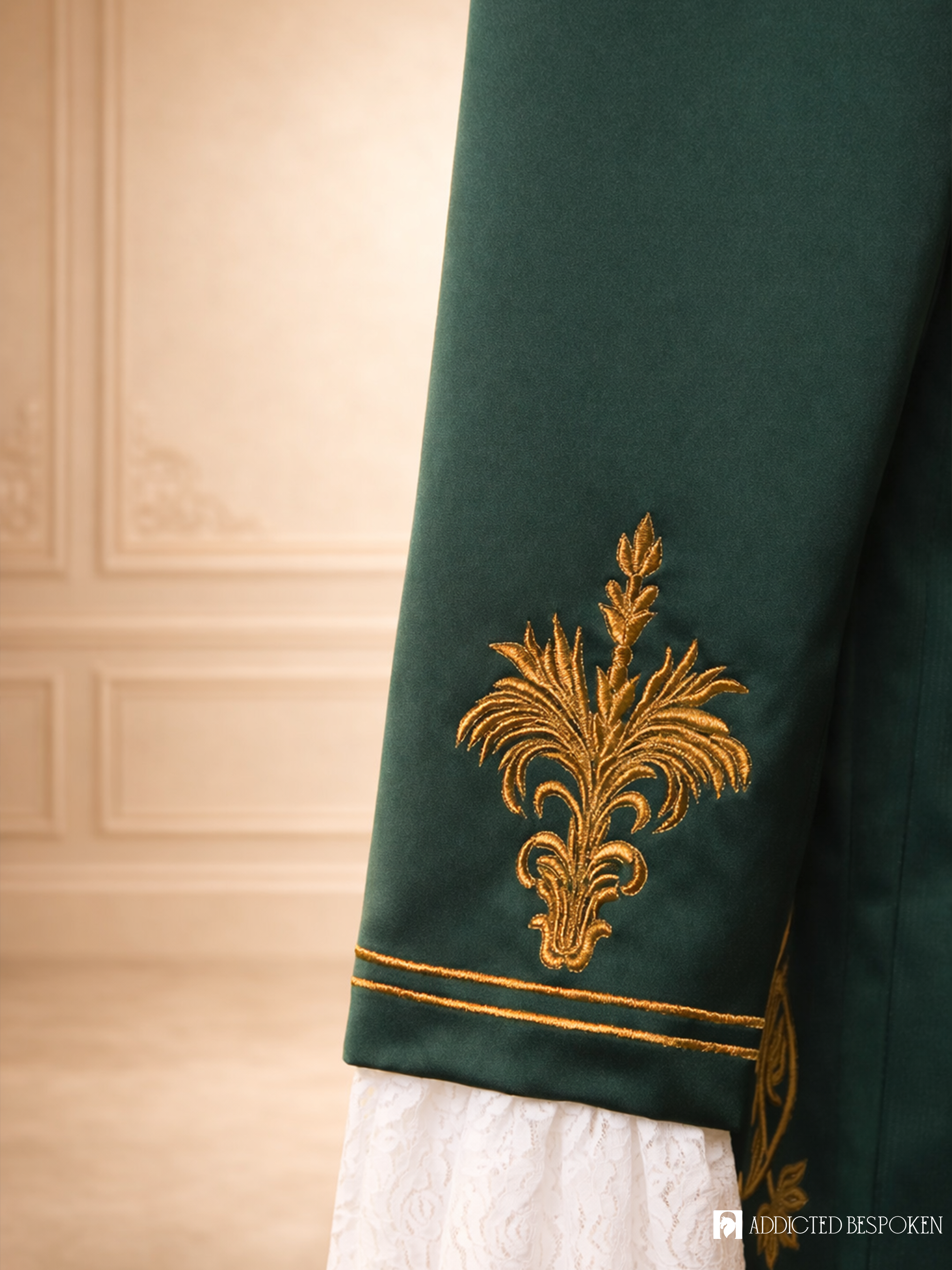 Luxury Rococo Embroidered Court Costume Addicted Bespoken