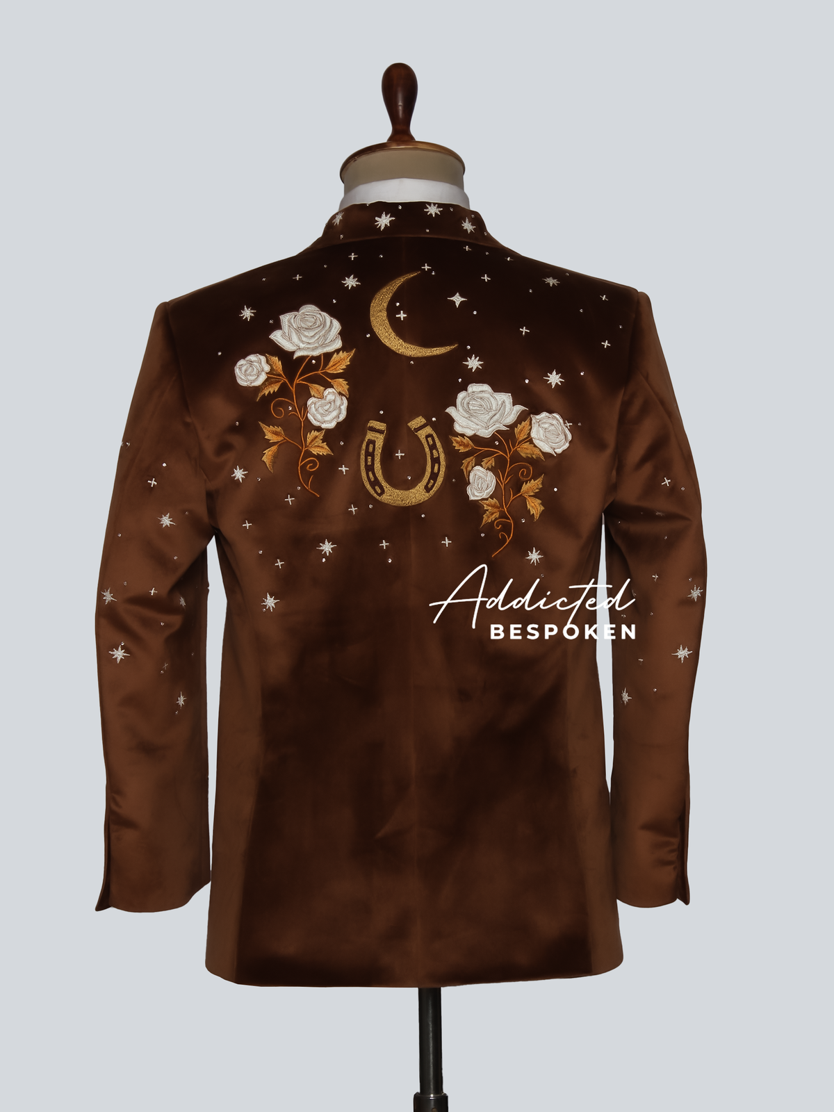 Brown Floral Matador Blazer