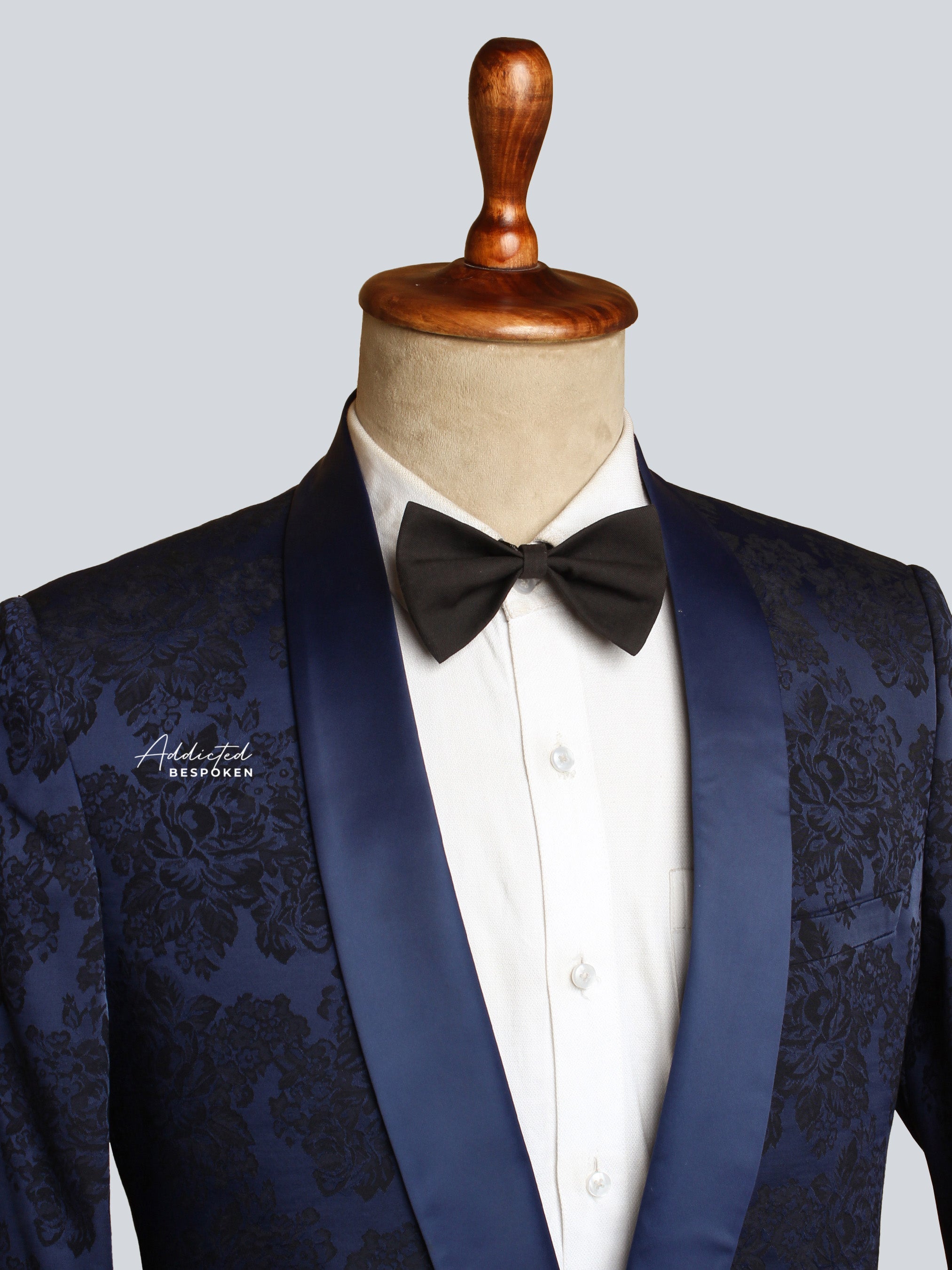 Blue Brocade Blazer (CLS) Addicted Bespoken