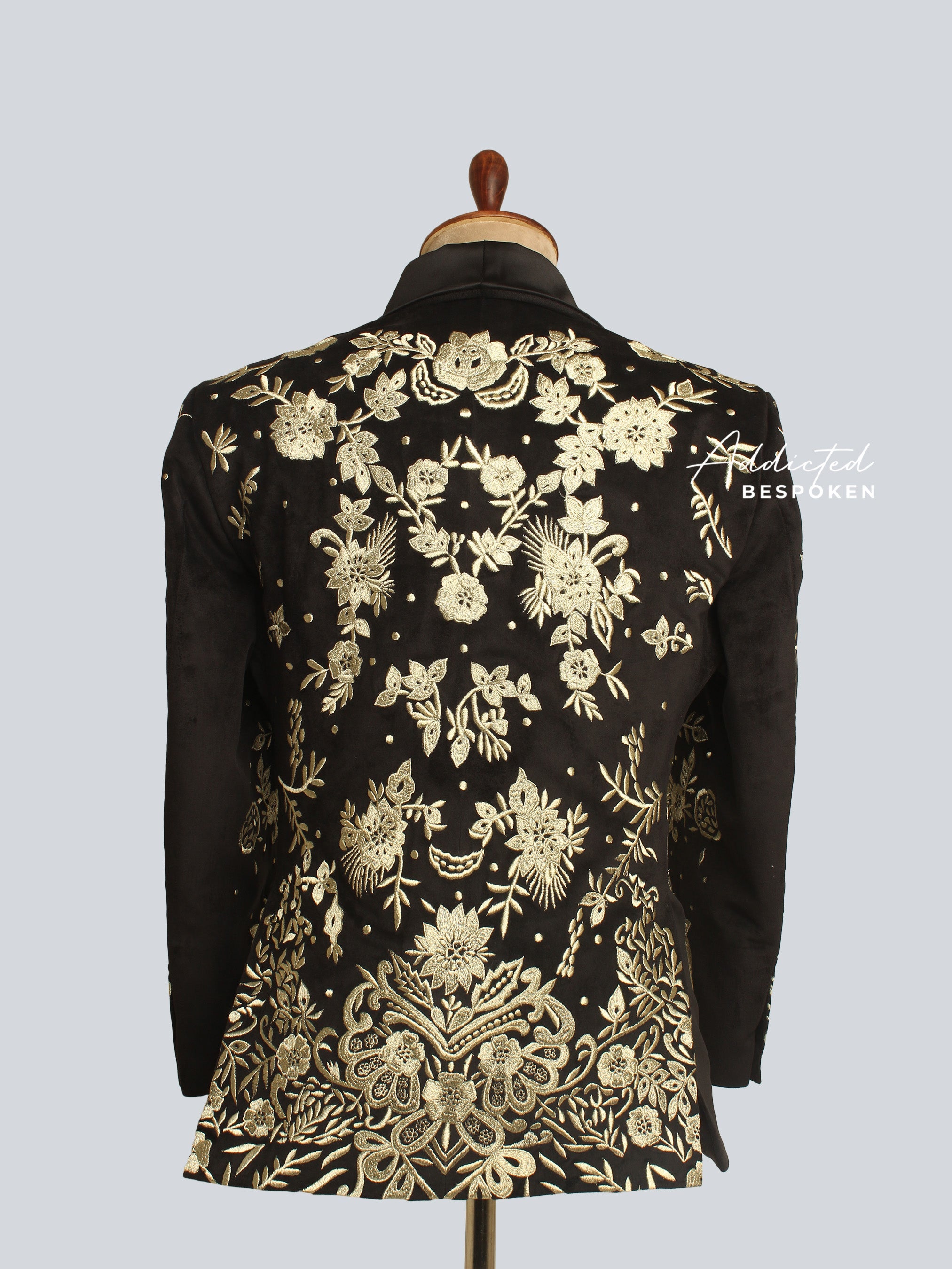 Exquisite Midnight Embellished Blazer Addicted Bespoken