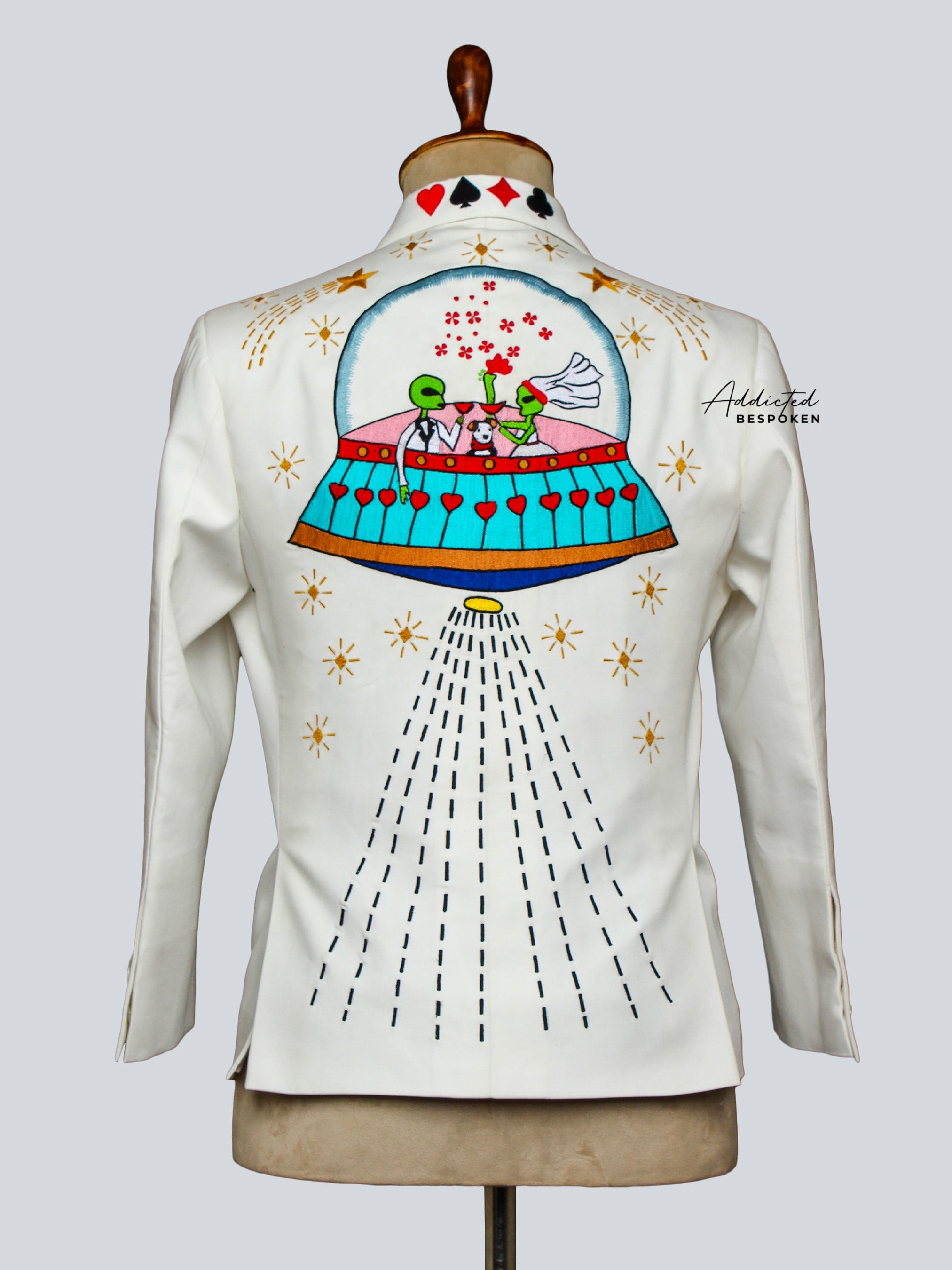 Alien Embroidered Blazer Addicted Bespoken