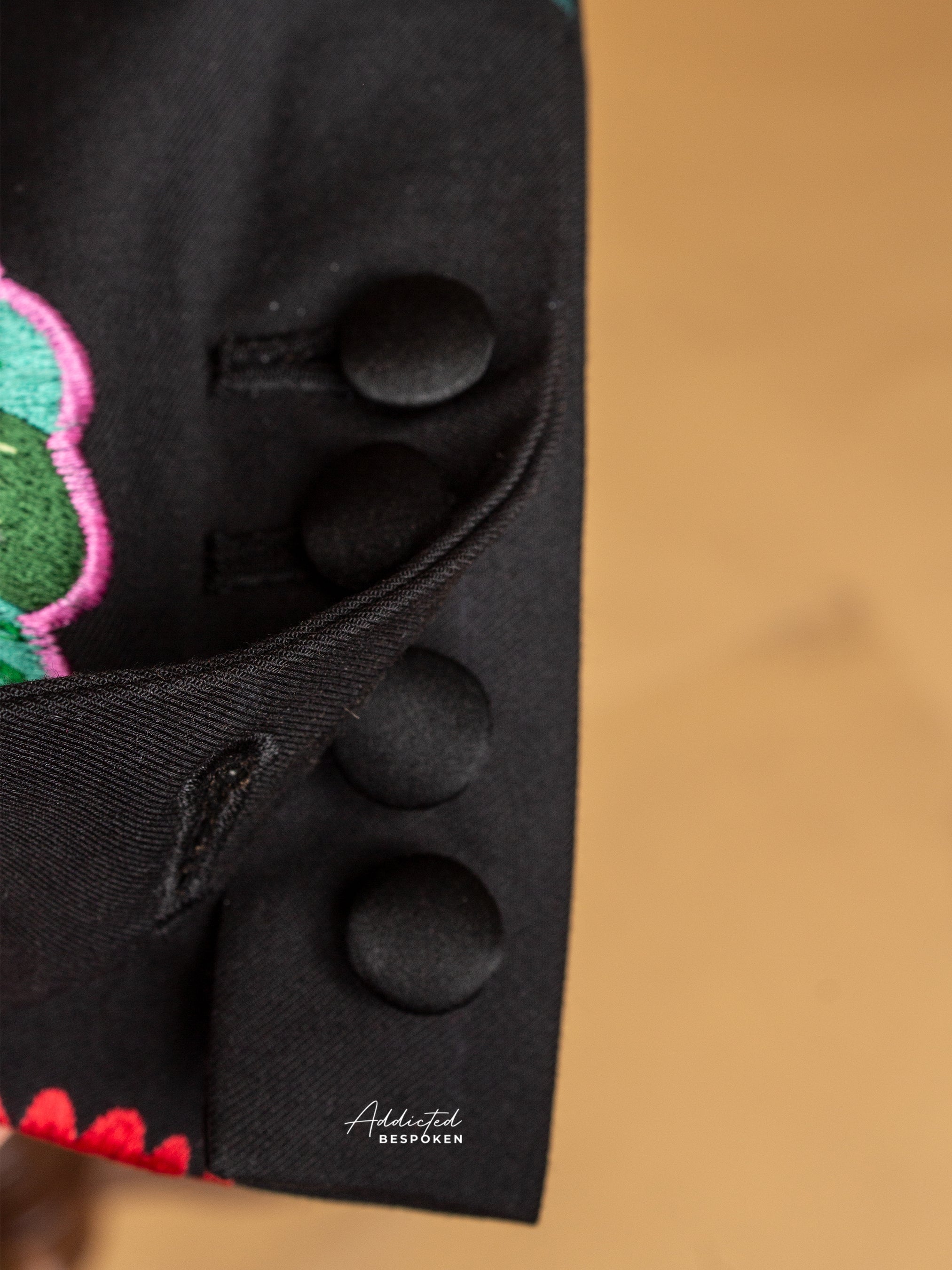 Embroidered Floral Groomsmen Attire Addicted Bespoken