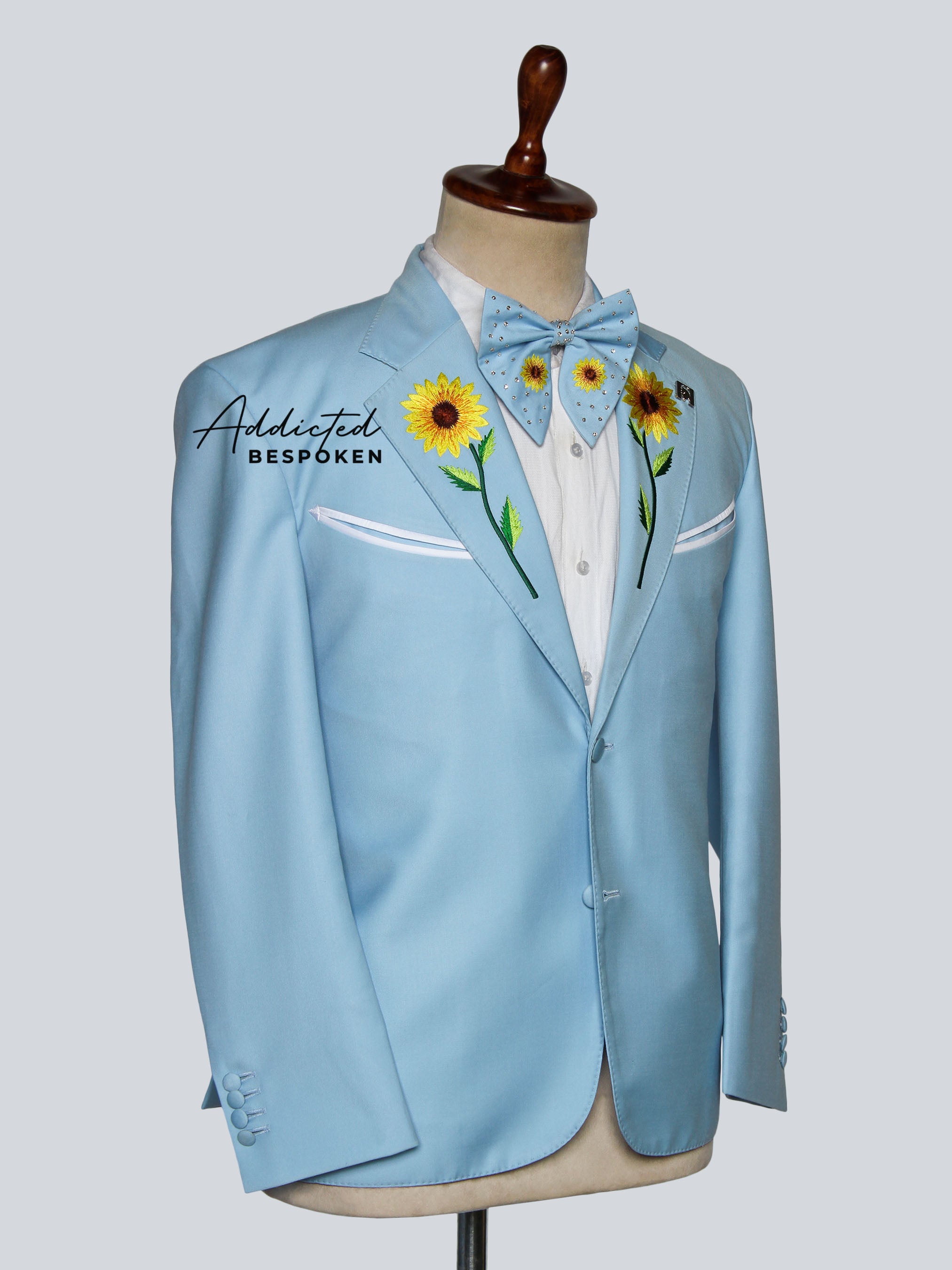 Wildflower Charm Embroidered Suit