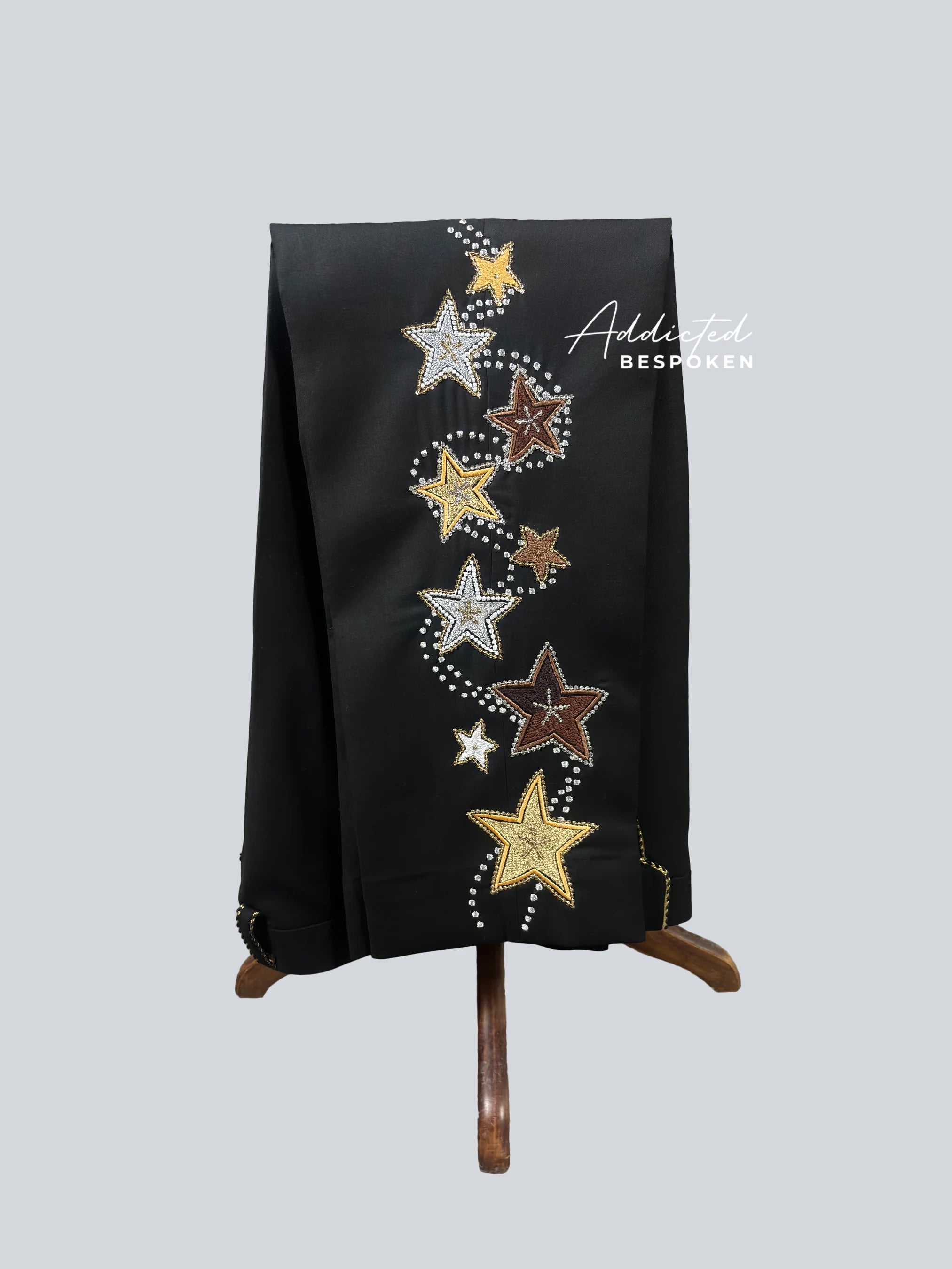 Golden Fringed Stars Outfit Addicted Bespoken