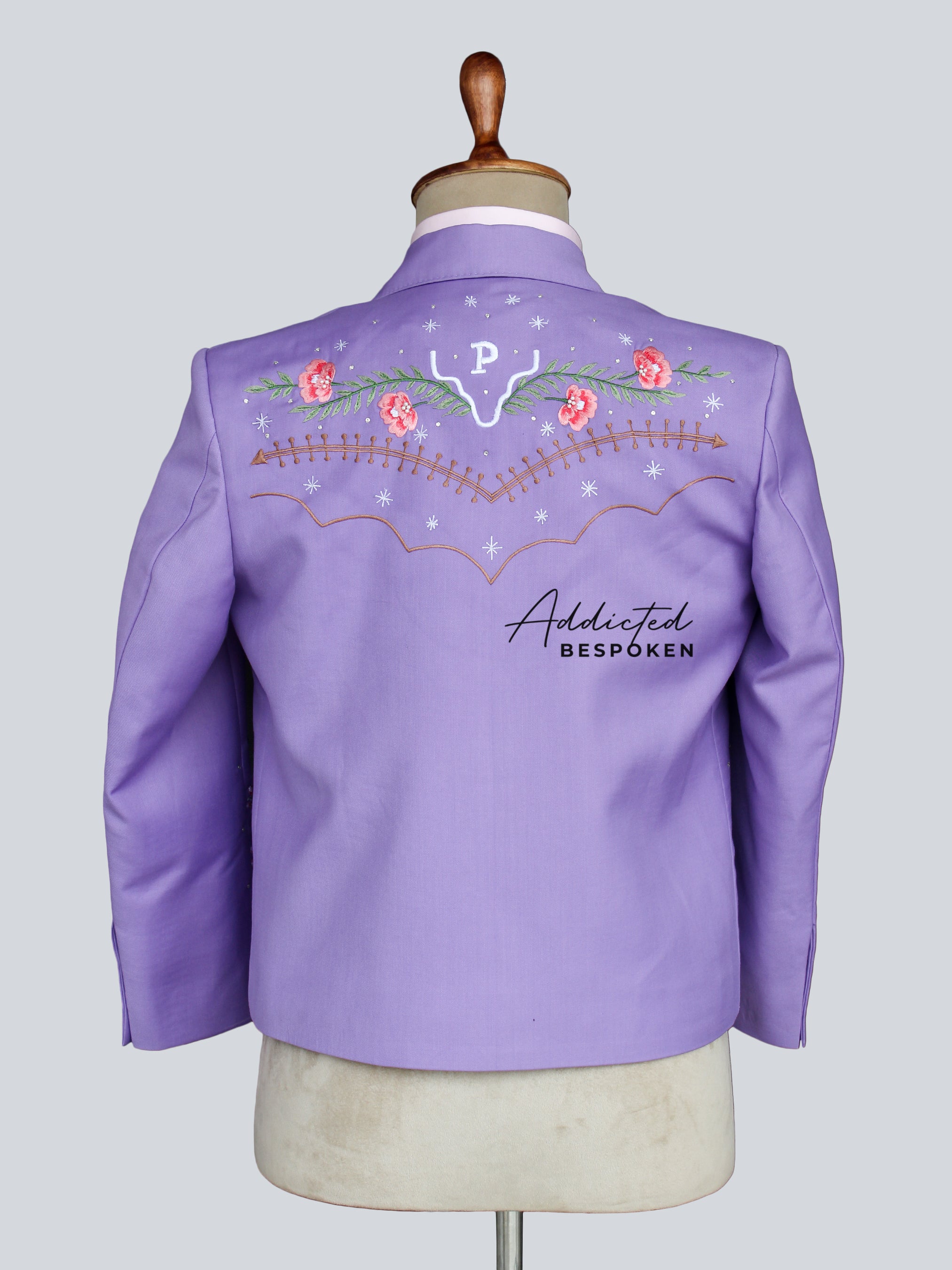 Impeccable Embroidered Masterpiece Custom Western Suit